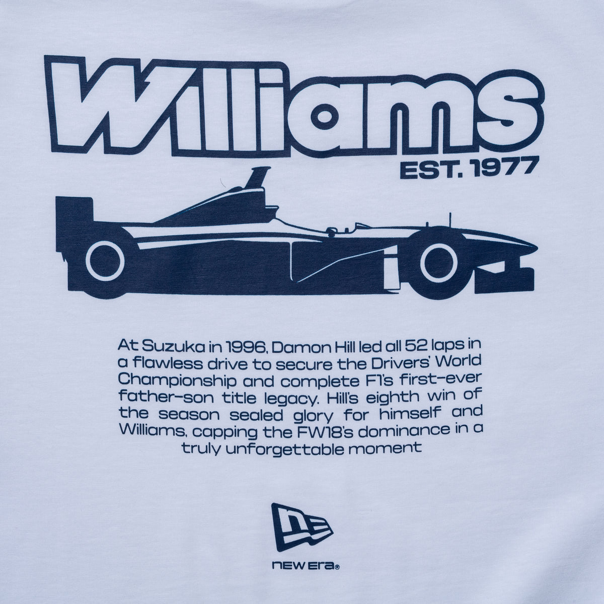 半袖 オーバーサイズド コットン Tシャツ Atlassian Williams F1 Team 