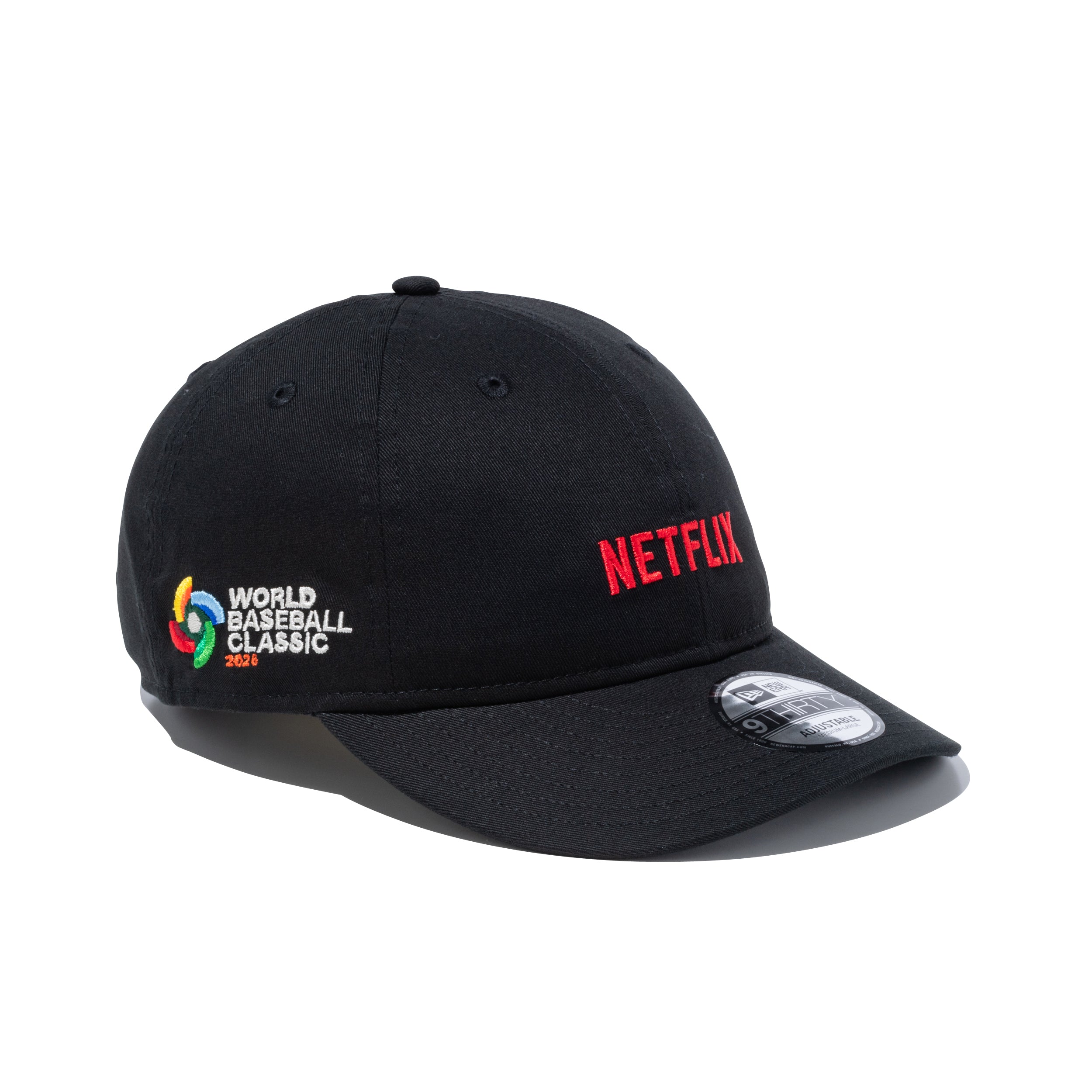 9THIRTY World Baseball Classic × Netflix サイドロゴ ブラック