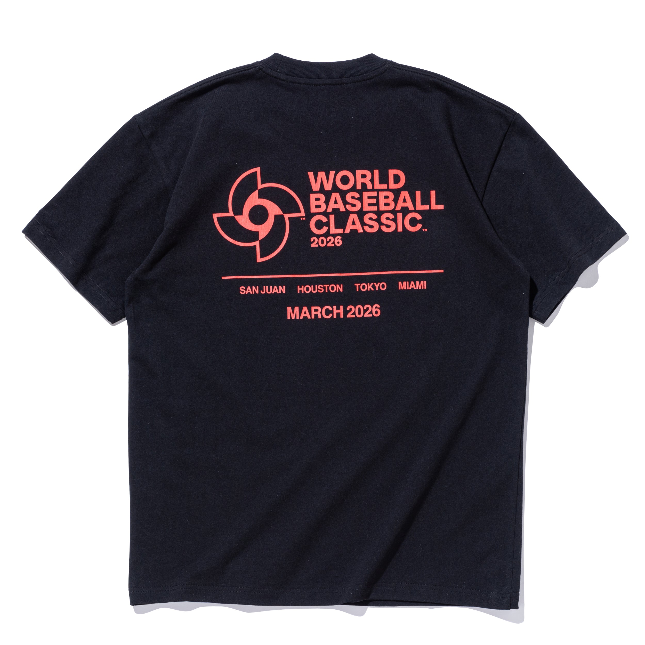 半袖 コットン Tシャツ World Baseball Classic × Netflix ブラック