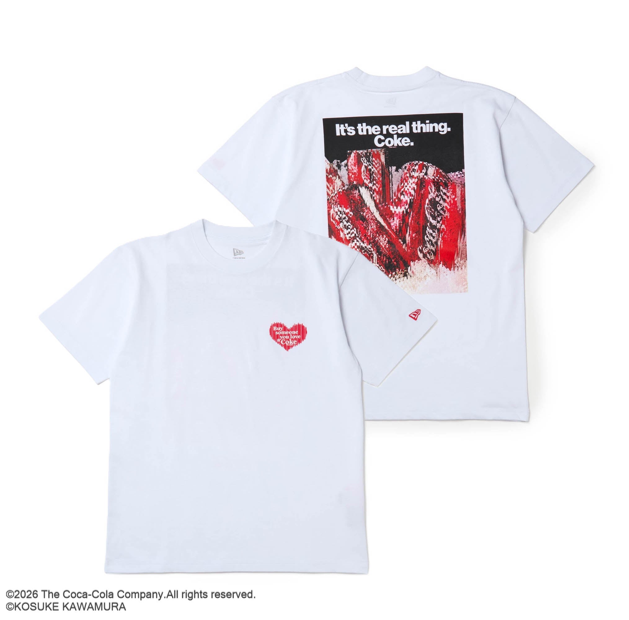 半袖 コットン Tシャツ Coca-Cola designed by Kosuke Kawamura コカ