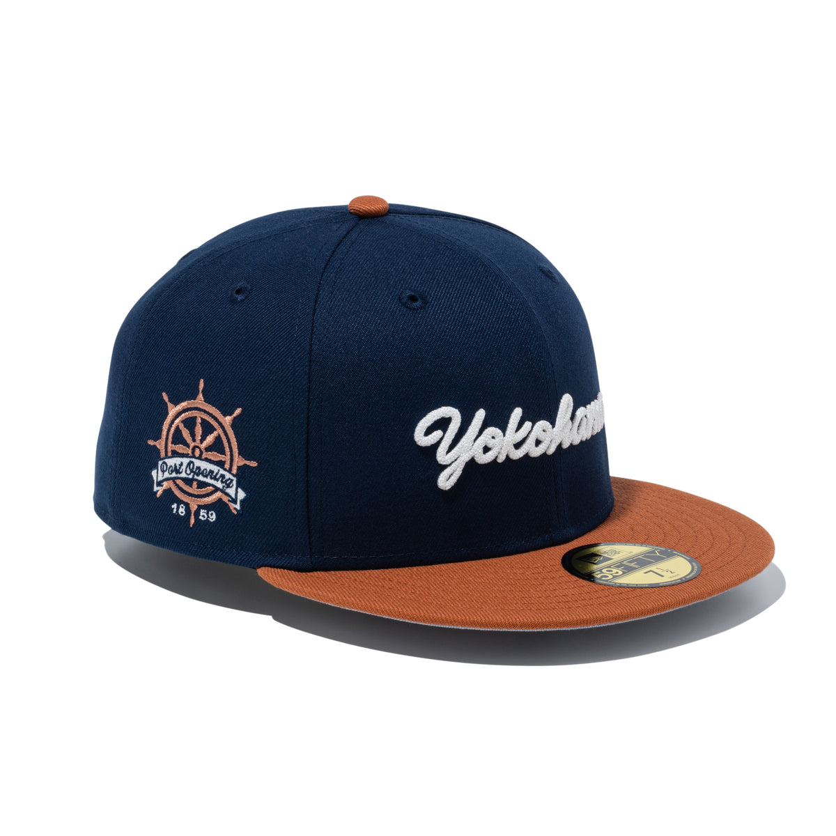 59FIFTY 横浜開港記念 オーシャンサイドブルー/アーシーブラウン 