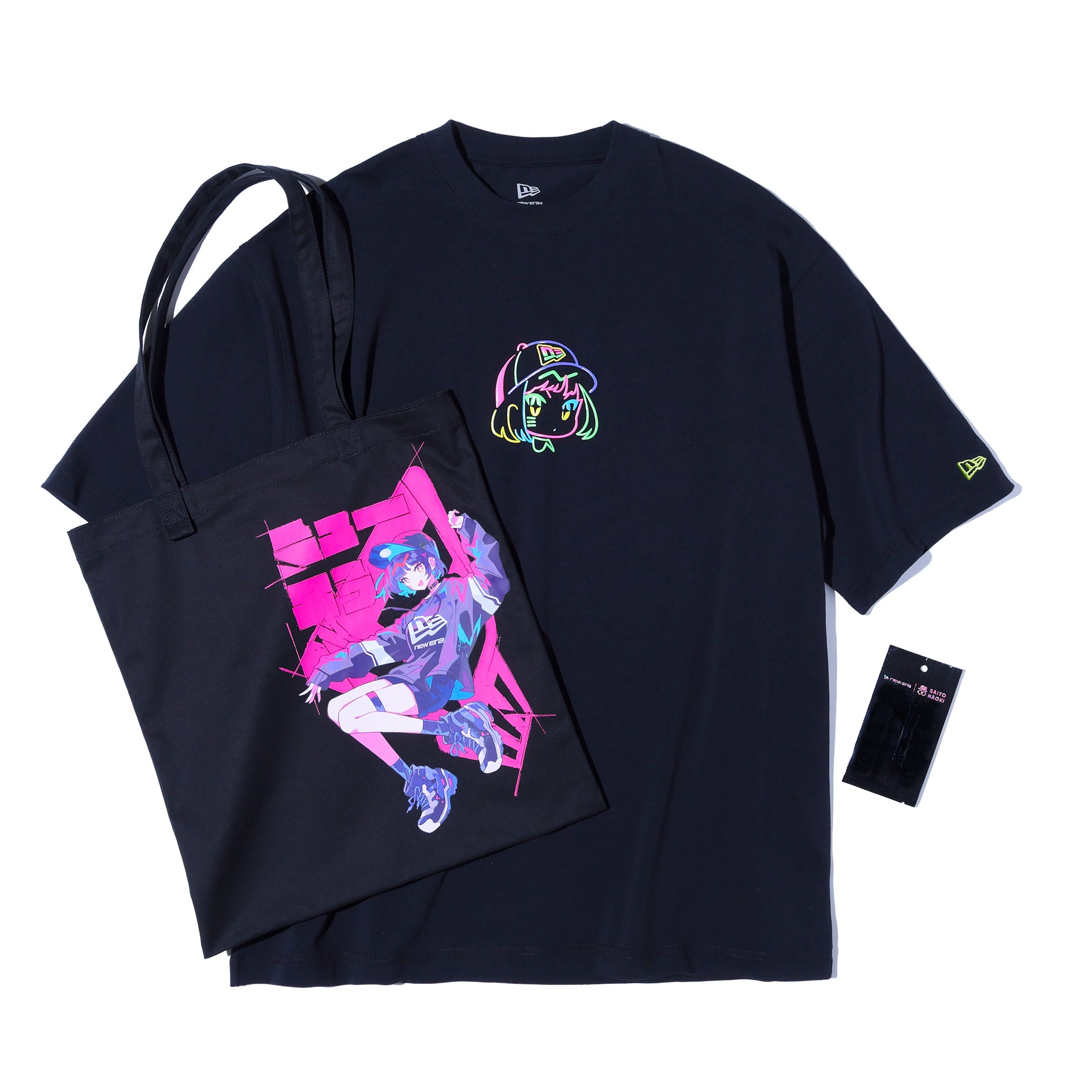 半袖 オーバーサイズド コットンTシャツ ツイルトートセット さいとう
