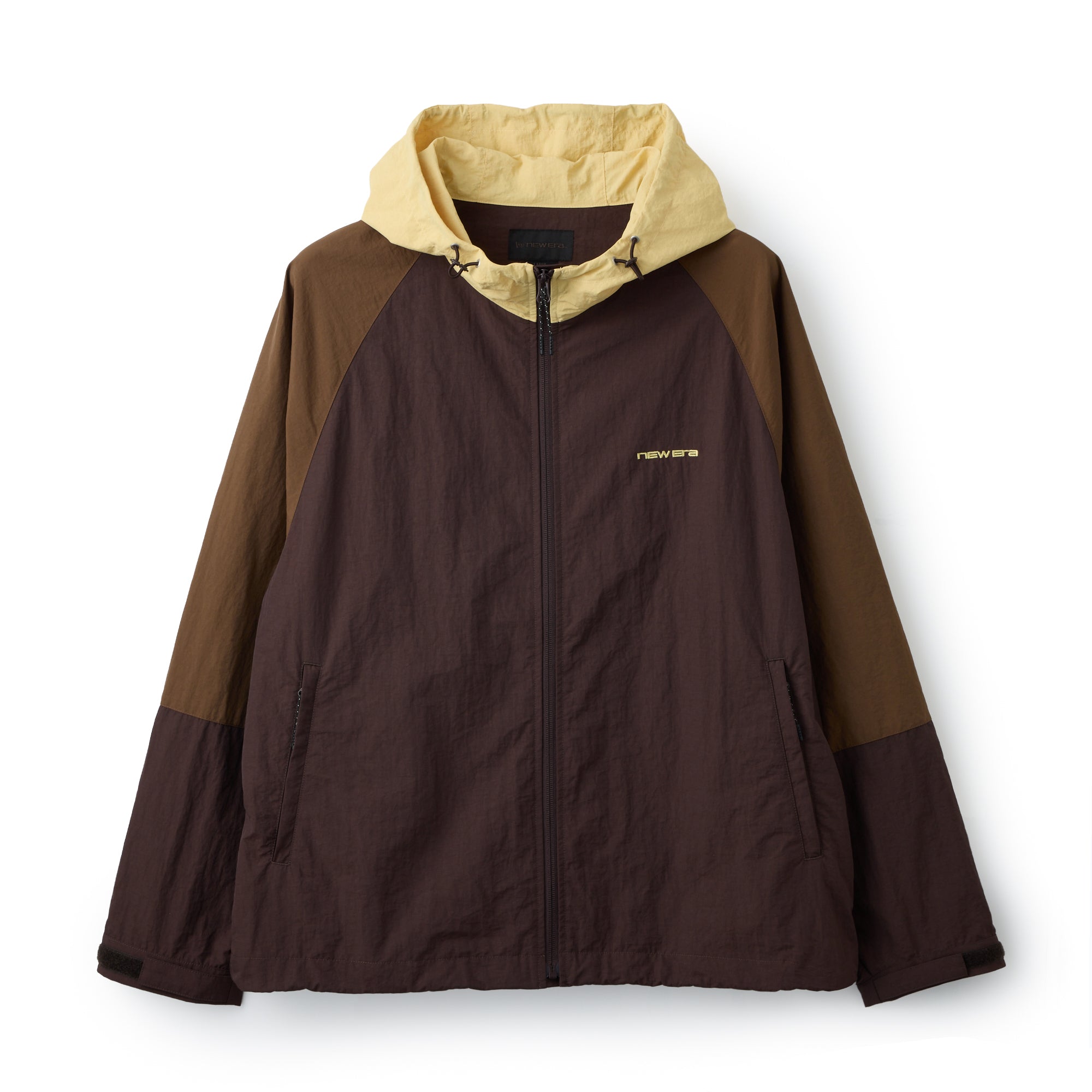 ナイロン トラックジャケット フーディー 3-Tone BLACK LABEL FW26