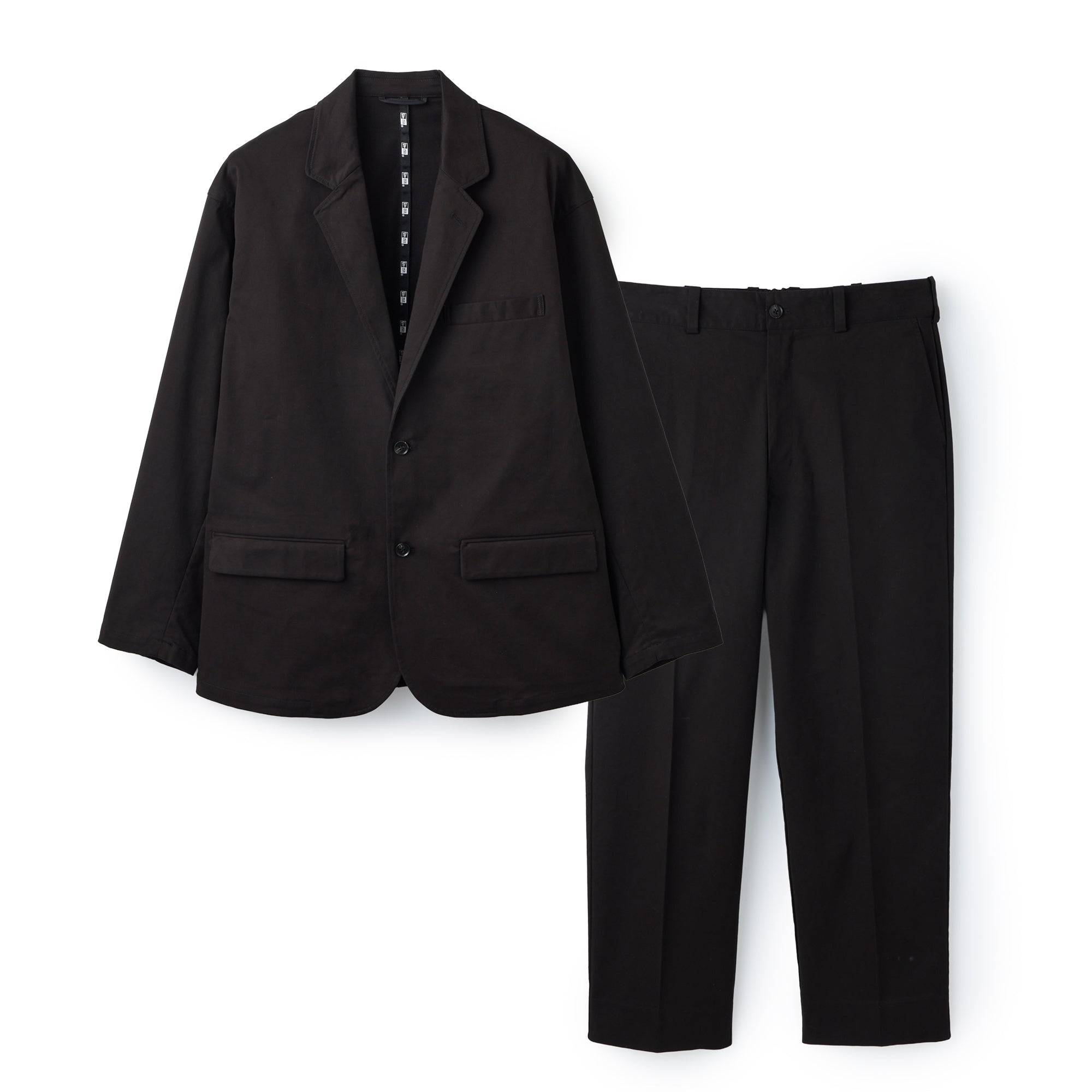コンフォート スーツ セットアップ BLACK LABEL FW26 ブラック