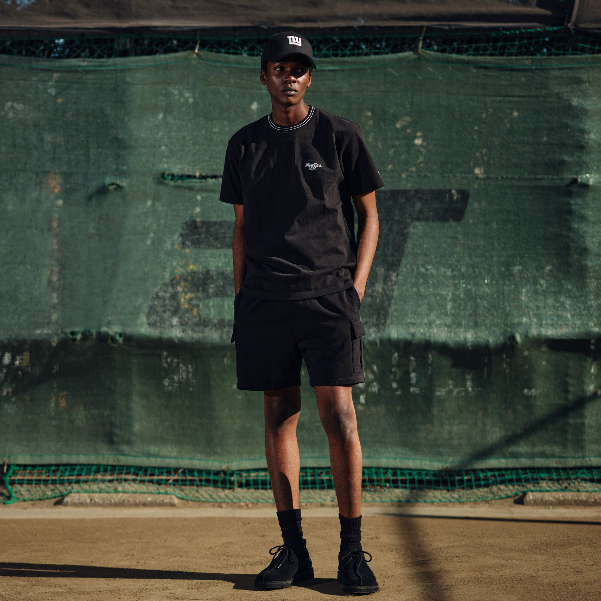 スウェット カーゴ ショートパンツ BLACK LABEL SS24 ブラック
