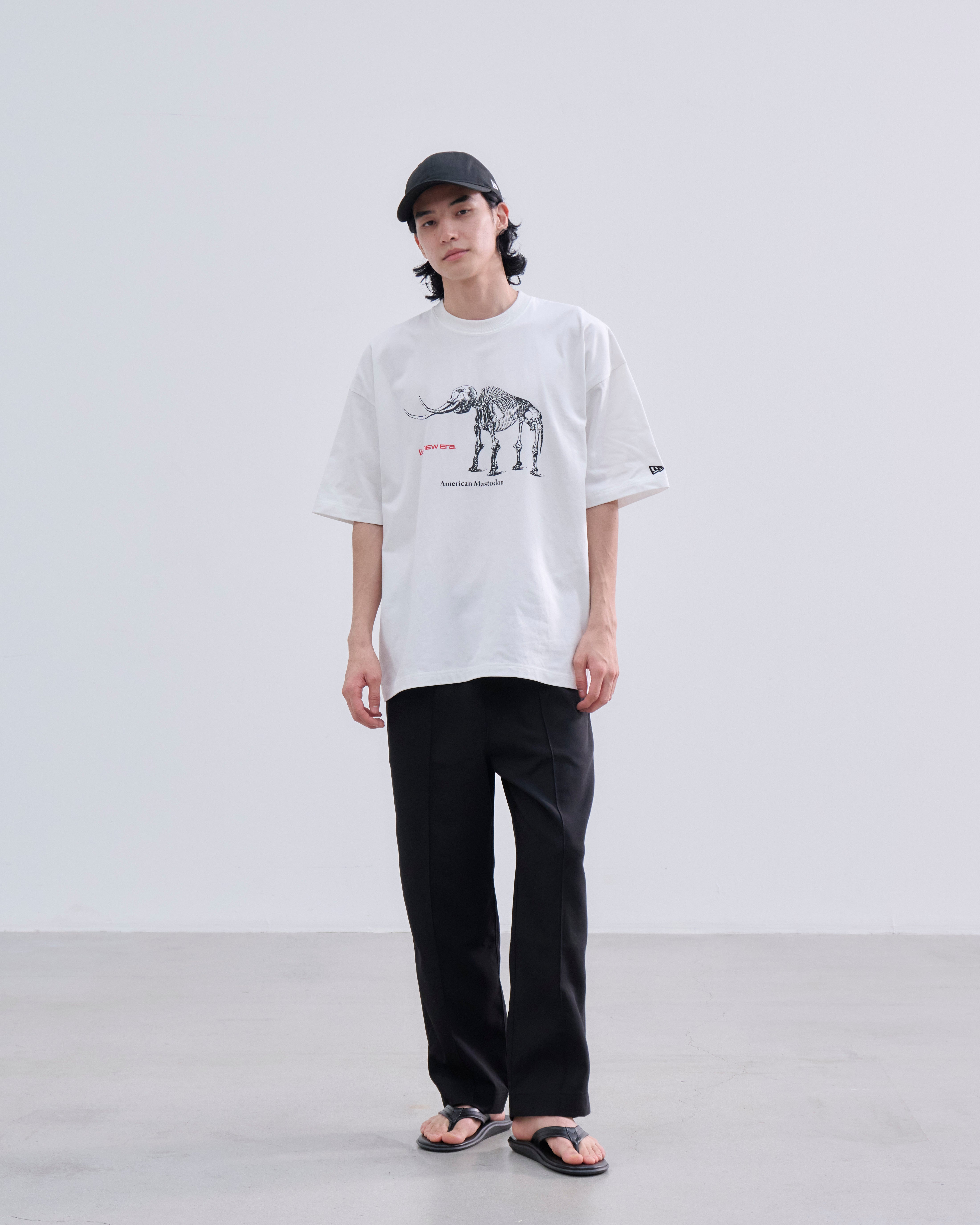 半袖 Fossil Tシャツ BLACK LABEL SS26 ホワイト | ニューエラ