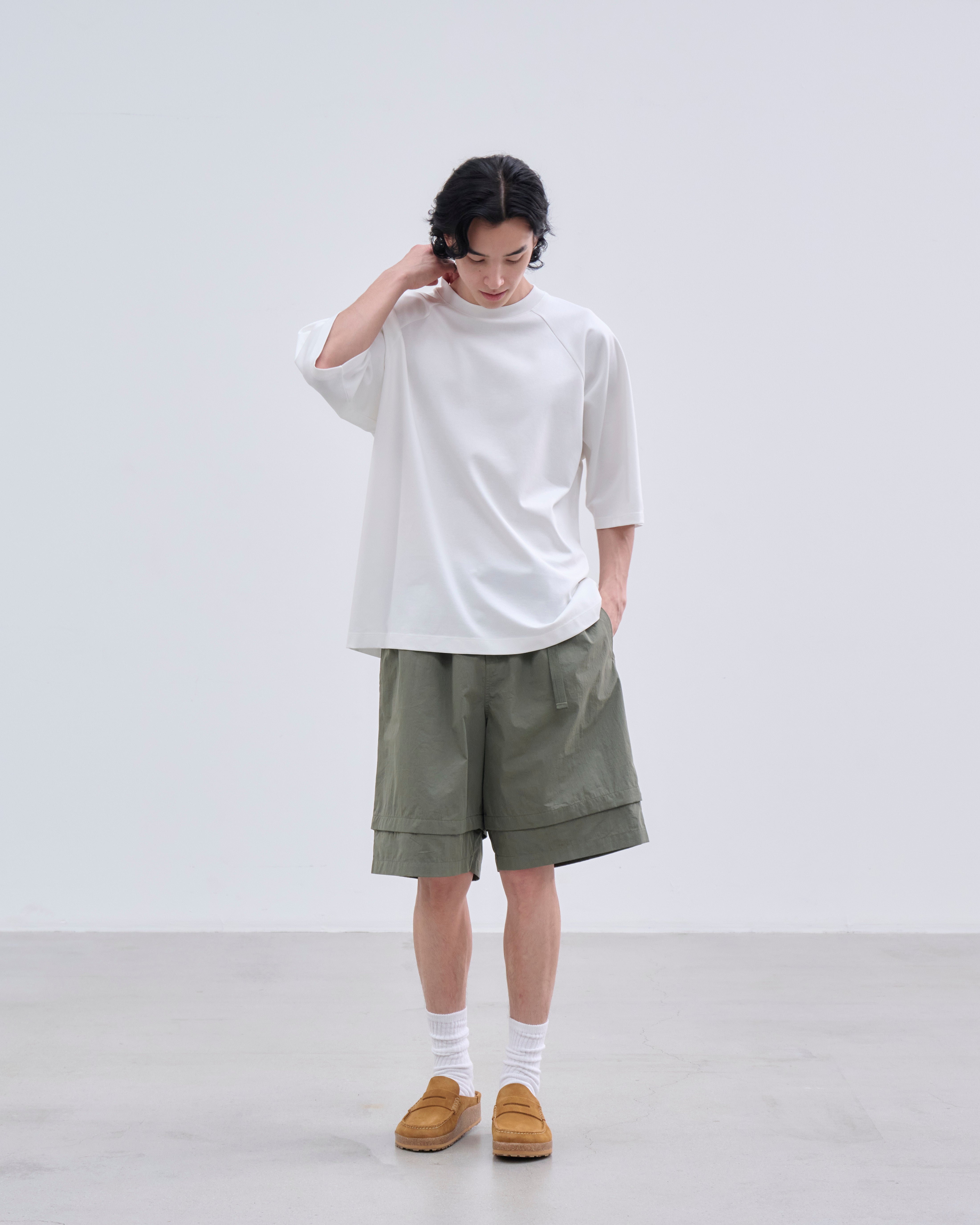 半袖 ソフトワッフル Tシャツ BLACK LABEL SS26 ホワイト | ニューエラ