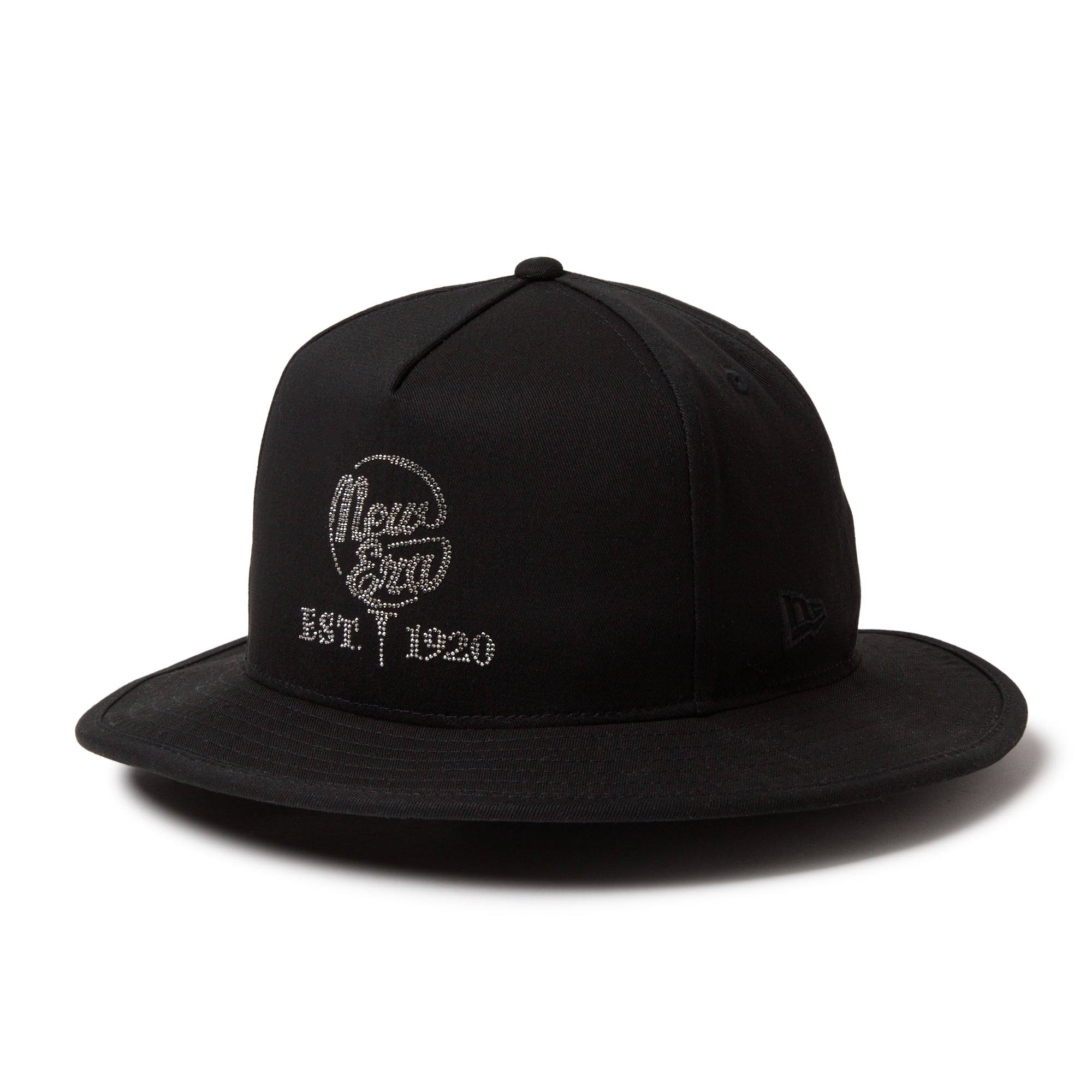 5-Panel バケット Rhinestone ラインストーン ブラック | ゴルフ