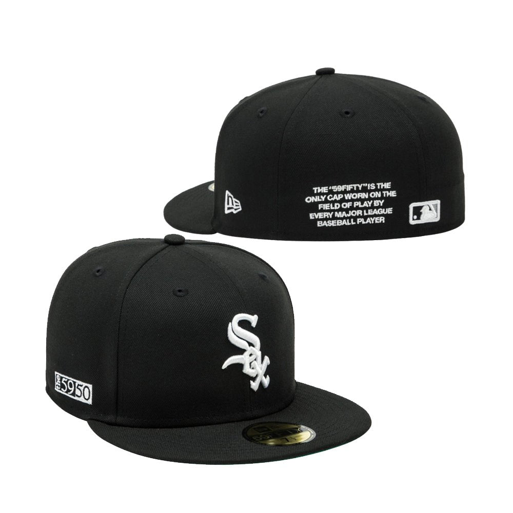 kashiko エンブロイデッドボールキャップ　ブラック　新品未使用 59FIFTY Flower Icon シカゴ・ホワイトソックス ブラック
