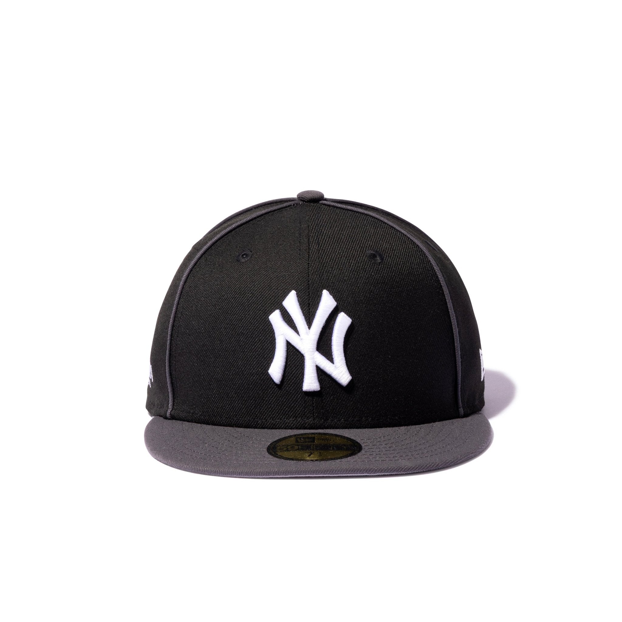 59FIFTY BLACK LABEL FW25 Piping ニューヨーク・ヤンキース ブラック