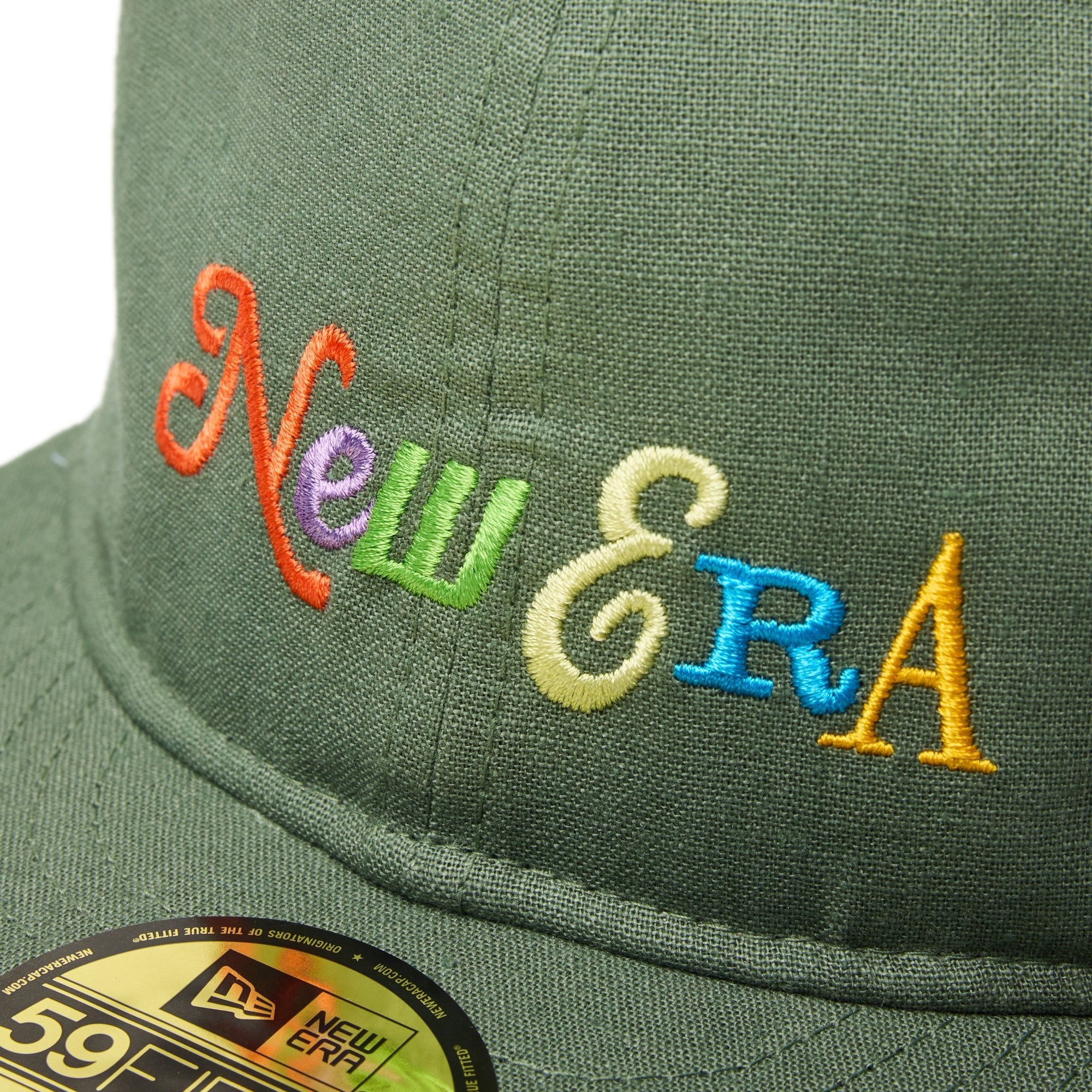 59FIFTY ソフトバックラム Cotton Flax NEW ERA ミリタリーグリーン
