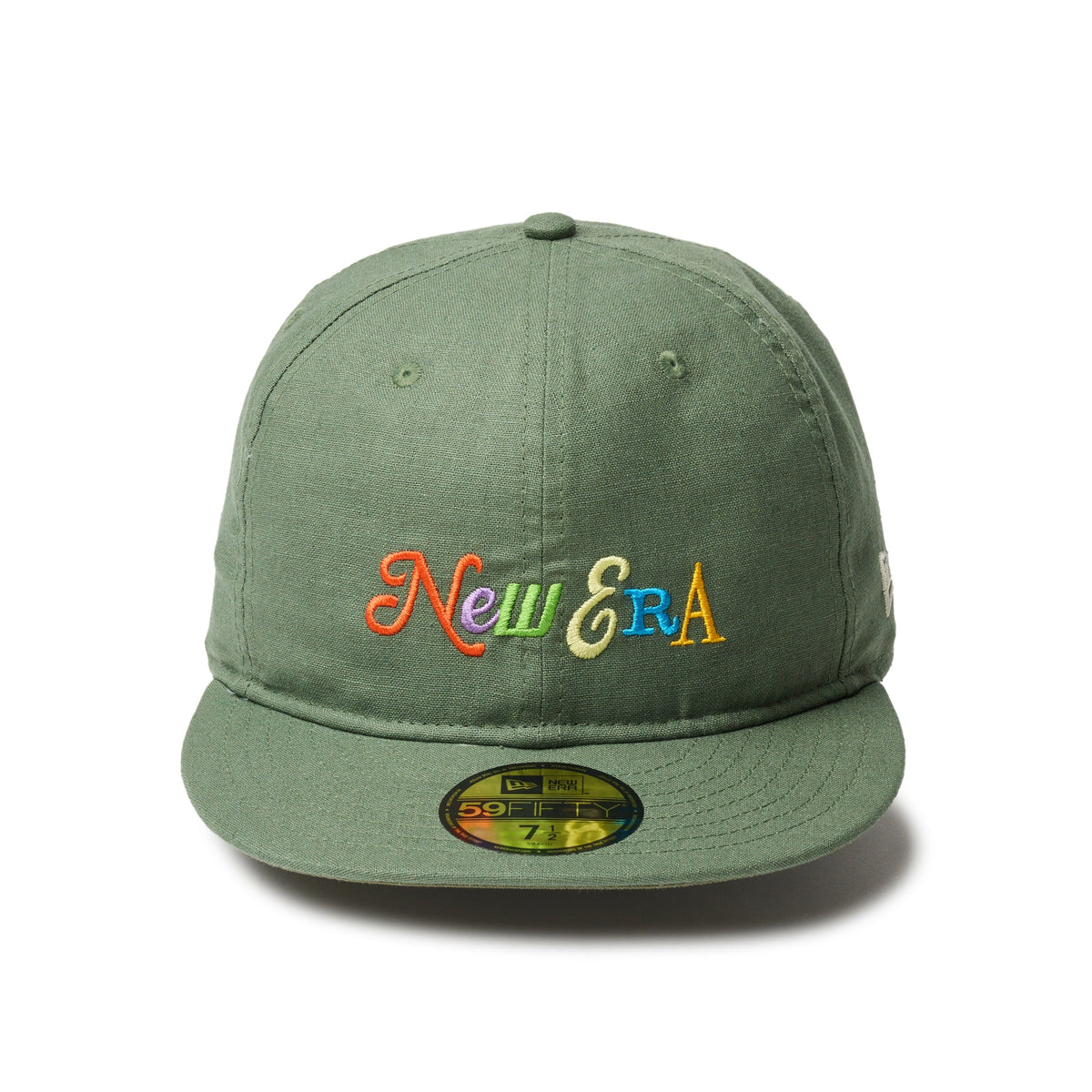 59FIFTY ソフトバックラム Cotton Flax NEW ERA ミリタリーグリーン