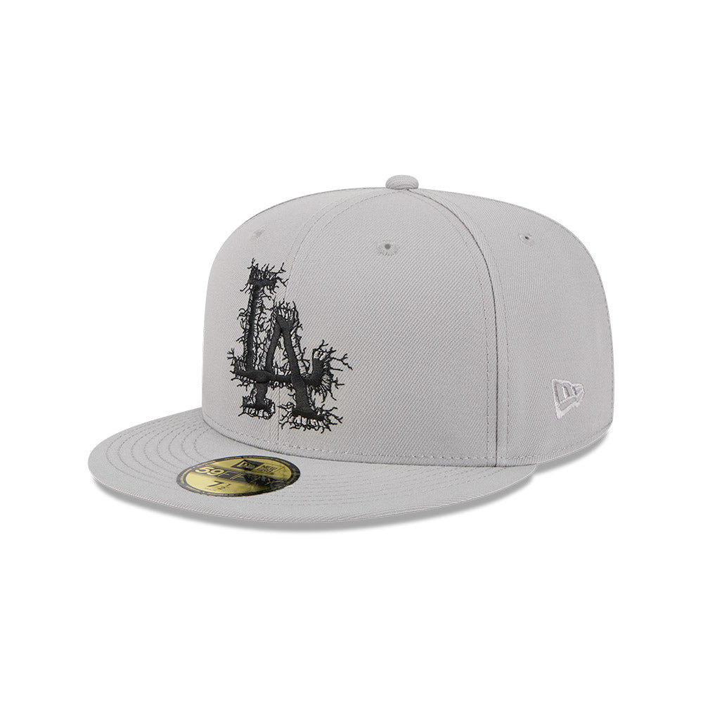 59FIFTY Cracked ロサンゼルス・ドジャース グレー | ニューエラ