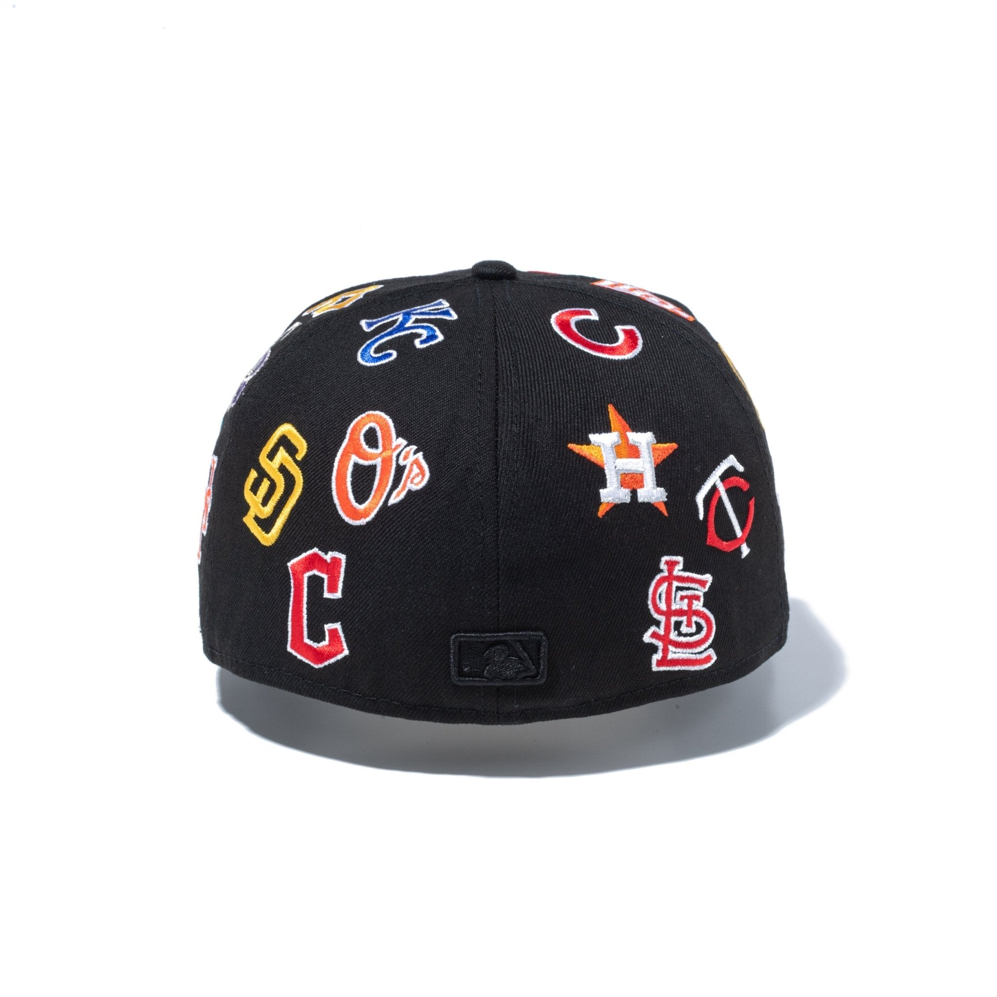 59FIFTY Logo Scramble MLB オールオーバー ブラック | ニューエラ