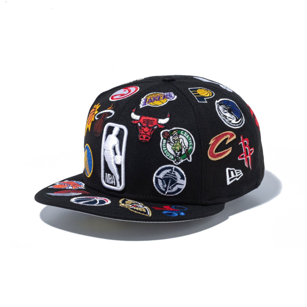 59FIFTY Logo Scramble NBA オールオーバー ブラック | ニューエラ 