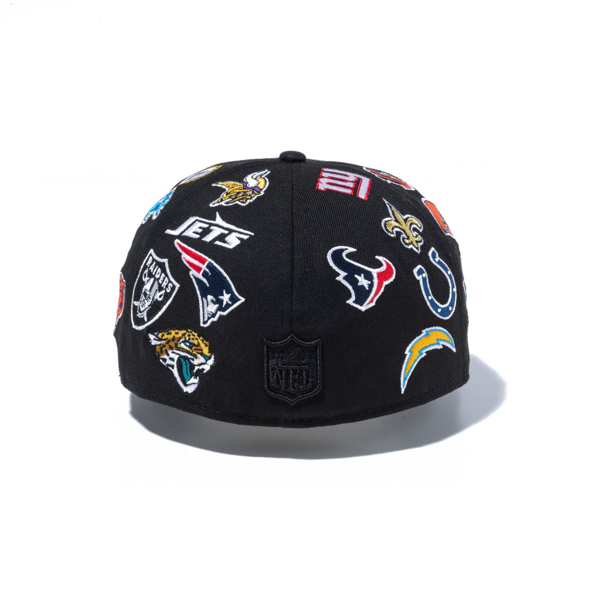 59FIFTY Logo Scramble NFL オールオーバー ブラック