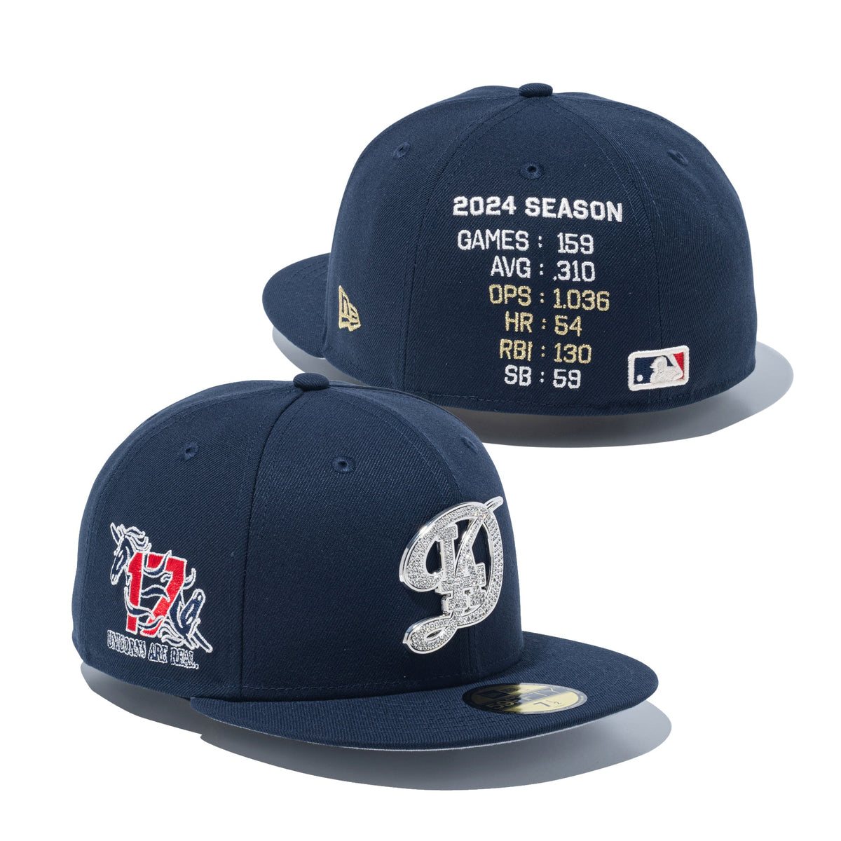 59FIFTY Los Angeles Dodgers 2024 Stats Pack ロサンゼルス 