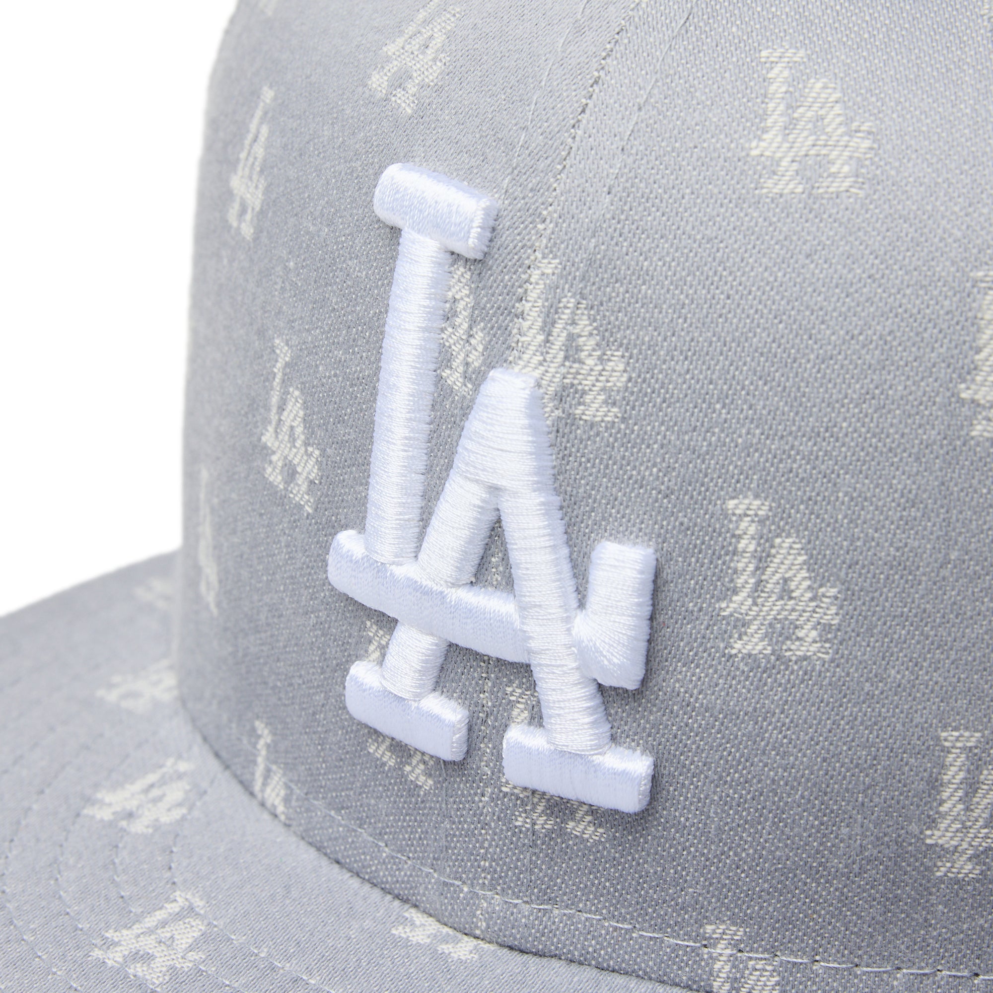 59FIFTY MLB Jacquard ロサンゼルス・ドジャース グレー/ホワイト