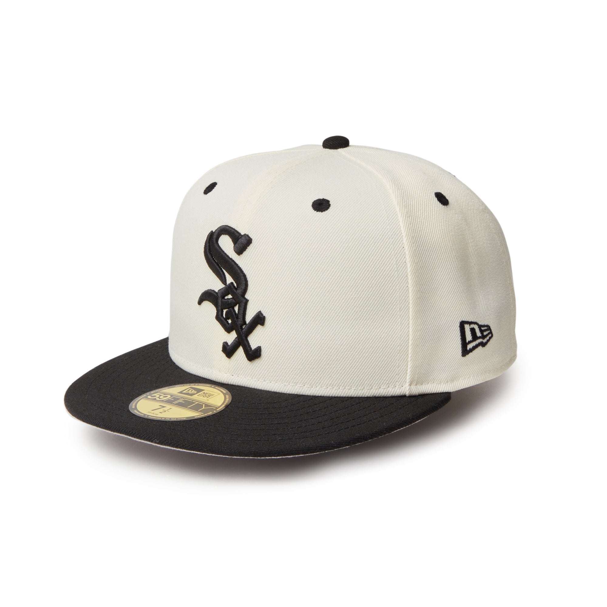 59FIFTY MLB Wool Visor シカゴ・ホワイトソックス クローム ブラック
