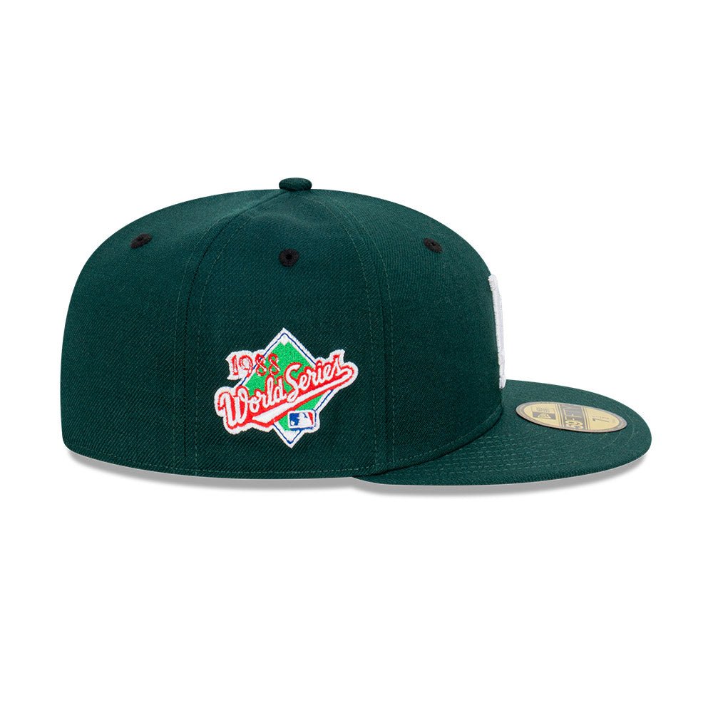 NEW ERA 59FIFTY キャップ グリーン アストロズ 海外限定 MLB 59FIFTY MLB World Series ロサンゼルス・ドジャース ダークグリーン