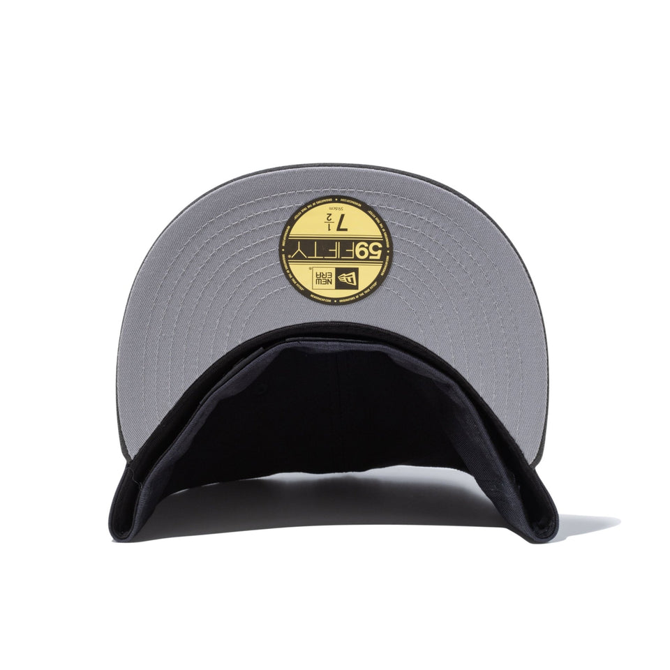 59FIFTY Nuance Color ベーシック ブラック グレーバイザー - 14866613-700 | NEW ERA ニューエラ公式オンラインストア