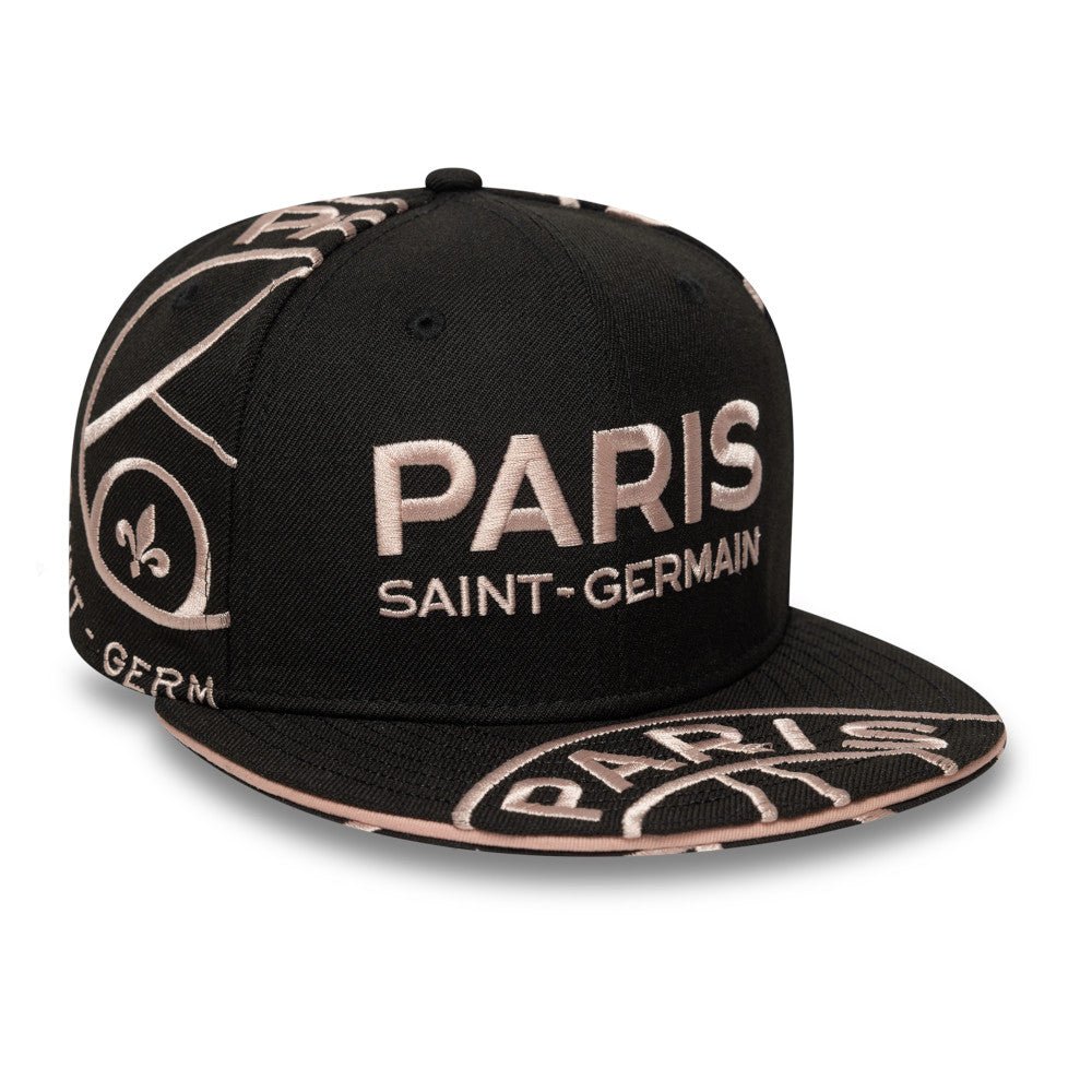 59FIFTY PARIS SAINT GERMAIN オールオーバー ブラック × ライトピンク