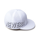 59FIFTY Performance Cap Spacer Mesh Essential Shadow Logo ホワイト - 14412070 - 700 | NEW ERA ニューエラ公式オンラインストア