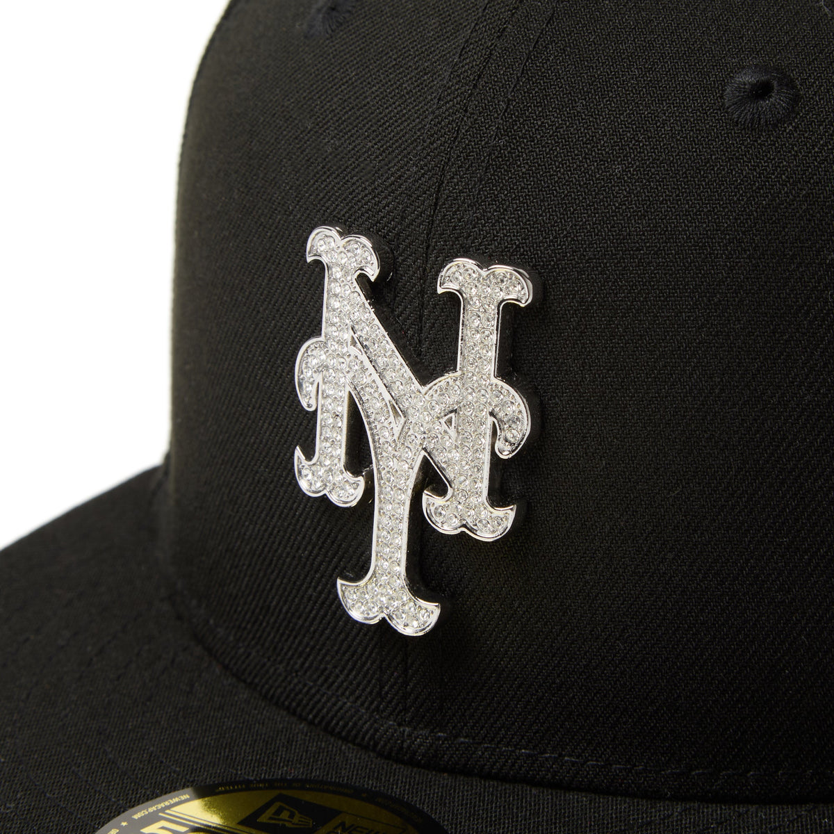 帽子 NEW ERA NEW YORK METS RHINESTONE BADGE 59FIFTY Rhinestone Badge ラインストーンバッジ ニューヨーク・メッツ
