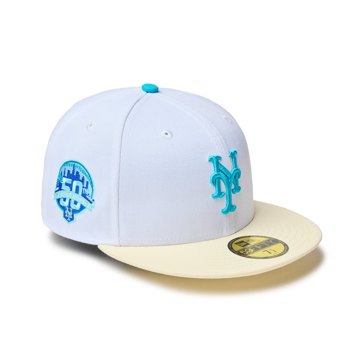 59FIFTY Shaved Ice ニューヨーク・メッツ ホワイト/クロームホワイト 