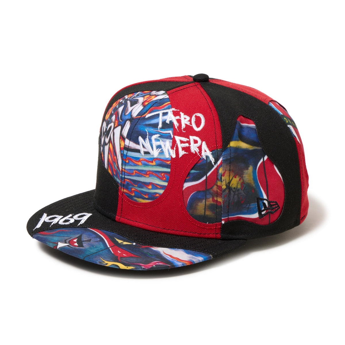 59FIFTY TARO OKAMOTO 岡本太郎 明日の神話 ブラック/スカーレット 