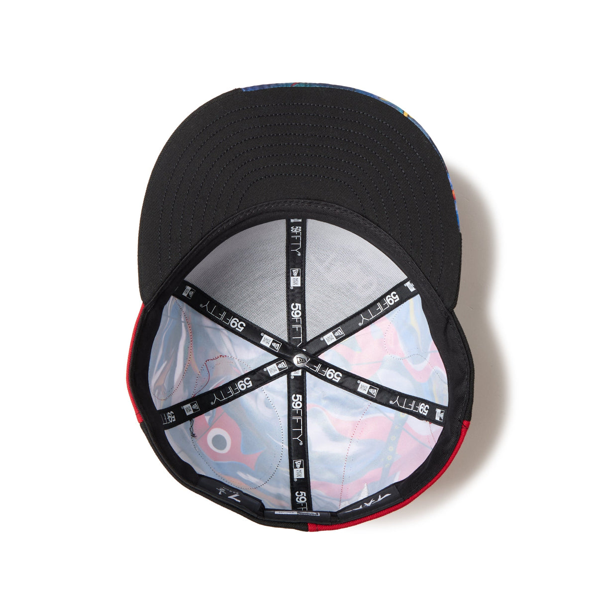 59FIFTY TARO OKAMOTO 岡本太郎 明日の神話 ブラック/スカーレット 