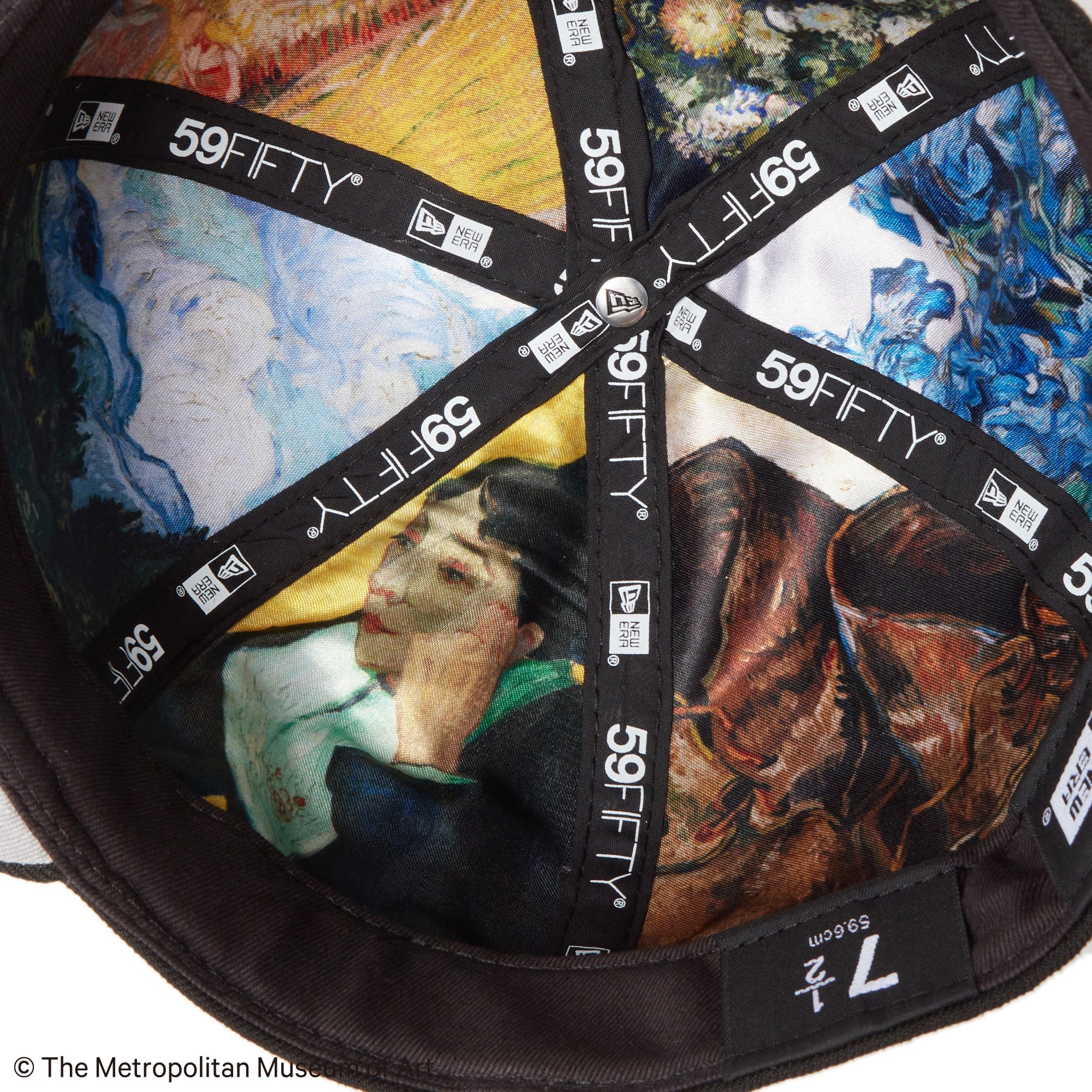 59FIFTY The Met ライニングアート ブラック/ホワイト | ニューエラ