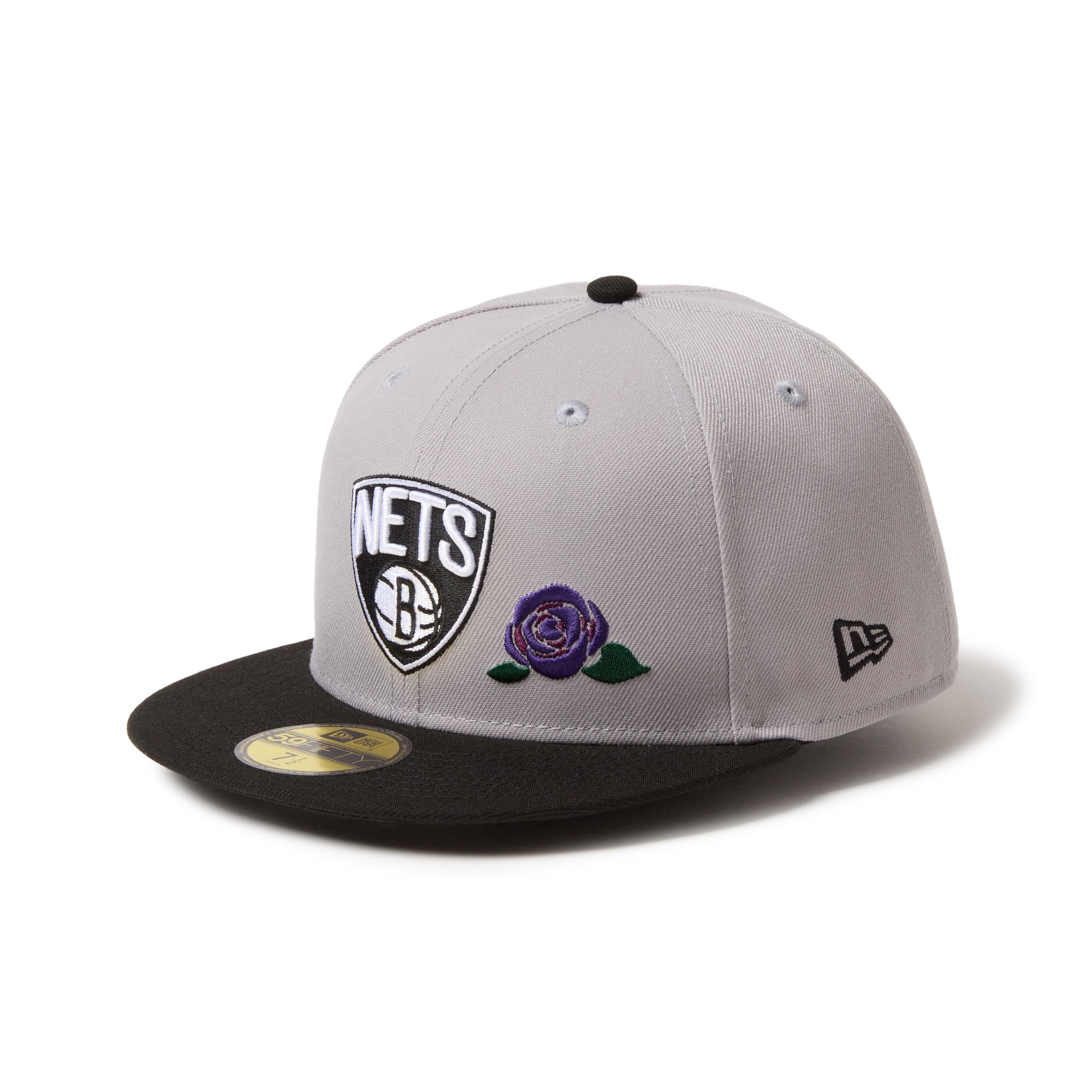59FIFTY With Rose ブルックリン・ネッツ グレー/ブラック