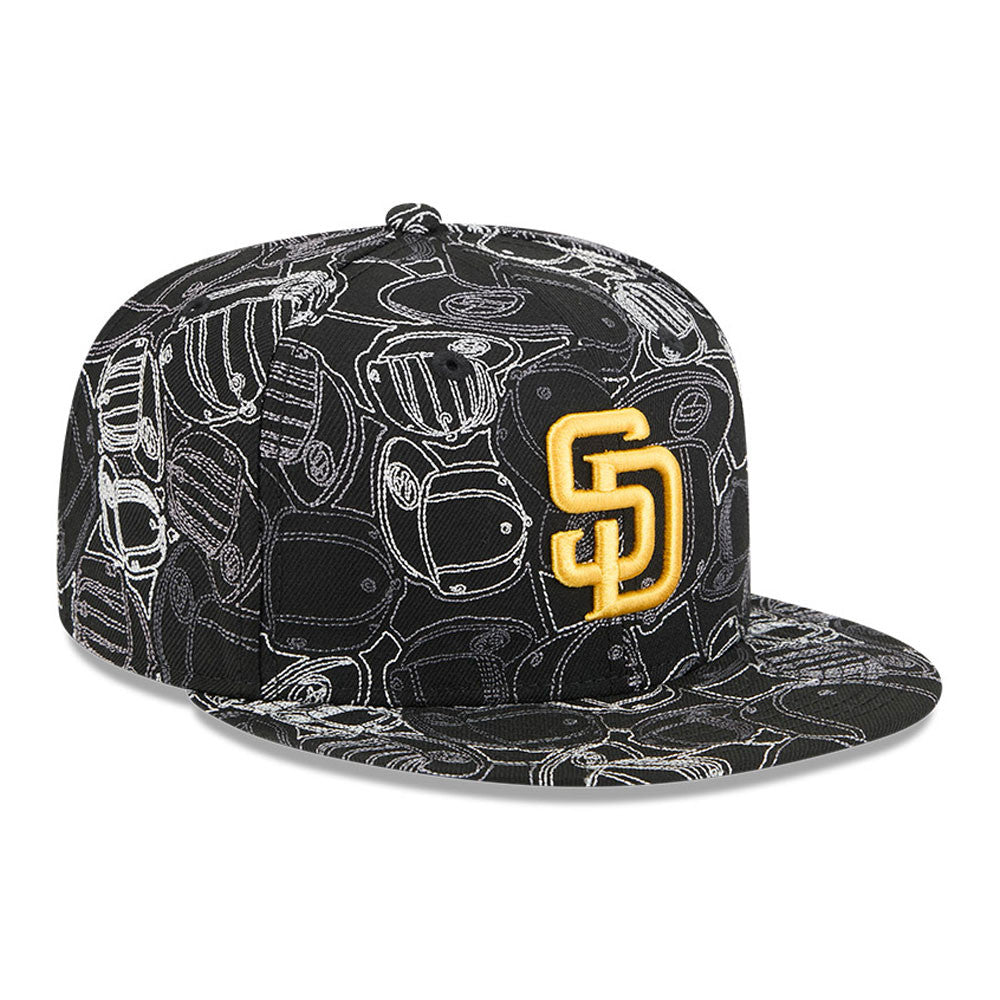 59FIFTY Cap Scramble サンディエゴ・パドレス ブラック | ニューエラ