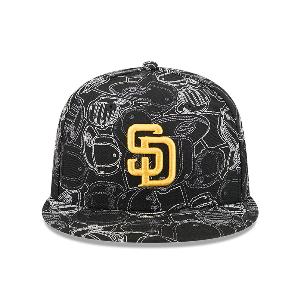 59FIFTY Cap Scramble サンディエゴ・パドレス ブラック | ニューエラ