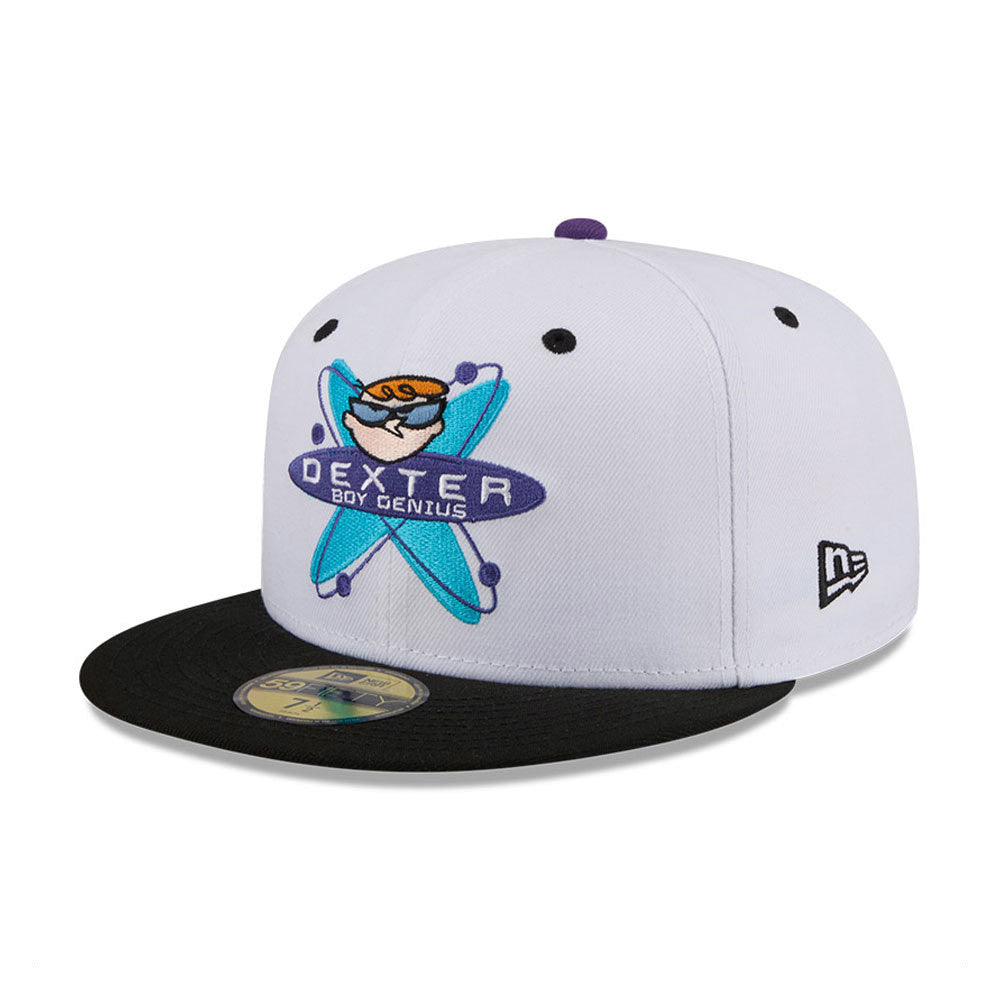 59FIFTY Dexter's Laboratory Genius At Work ホワイト ブラック