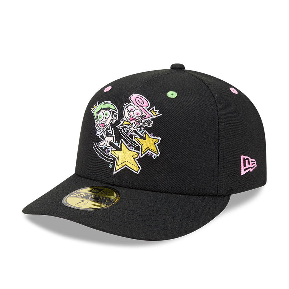 59FIFTY The Fairly OddParents Logo ブラック ピンクアンダーバイザー