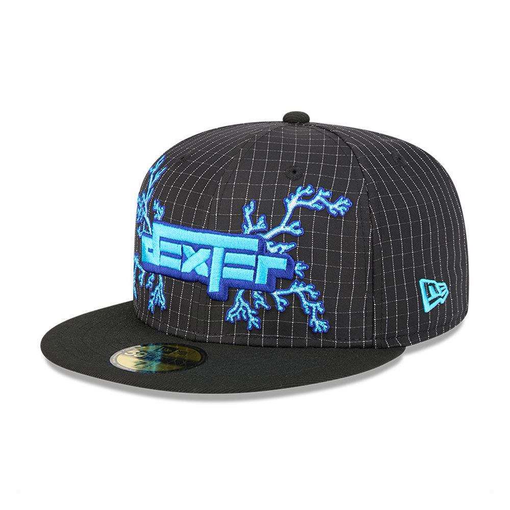 59FIFTY Dexter's Laboratory ブラック ライトブルーアンダーバイザー