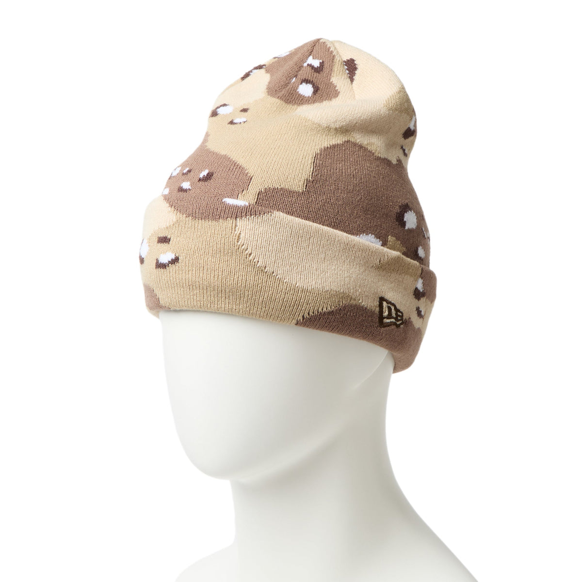 ベーシック カフニット パターン 6Cデザートカモ マルチ ウォルナット