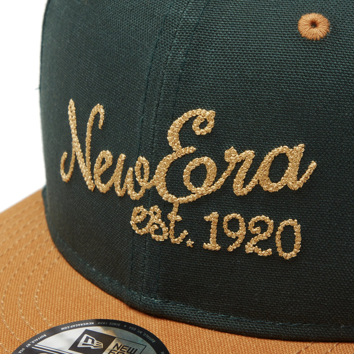 9FIFTY 2-Tone Duck Canvas ダークグリーン ライトブロンズ