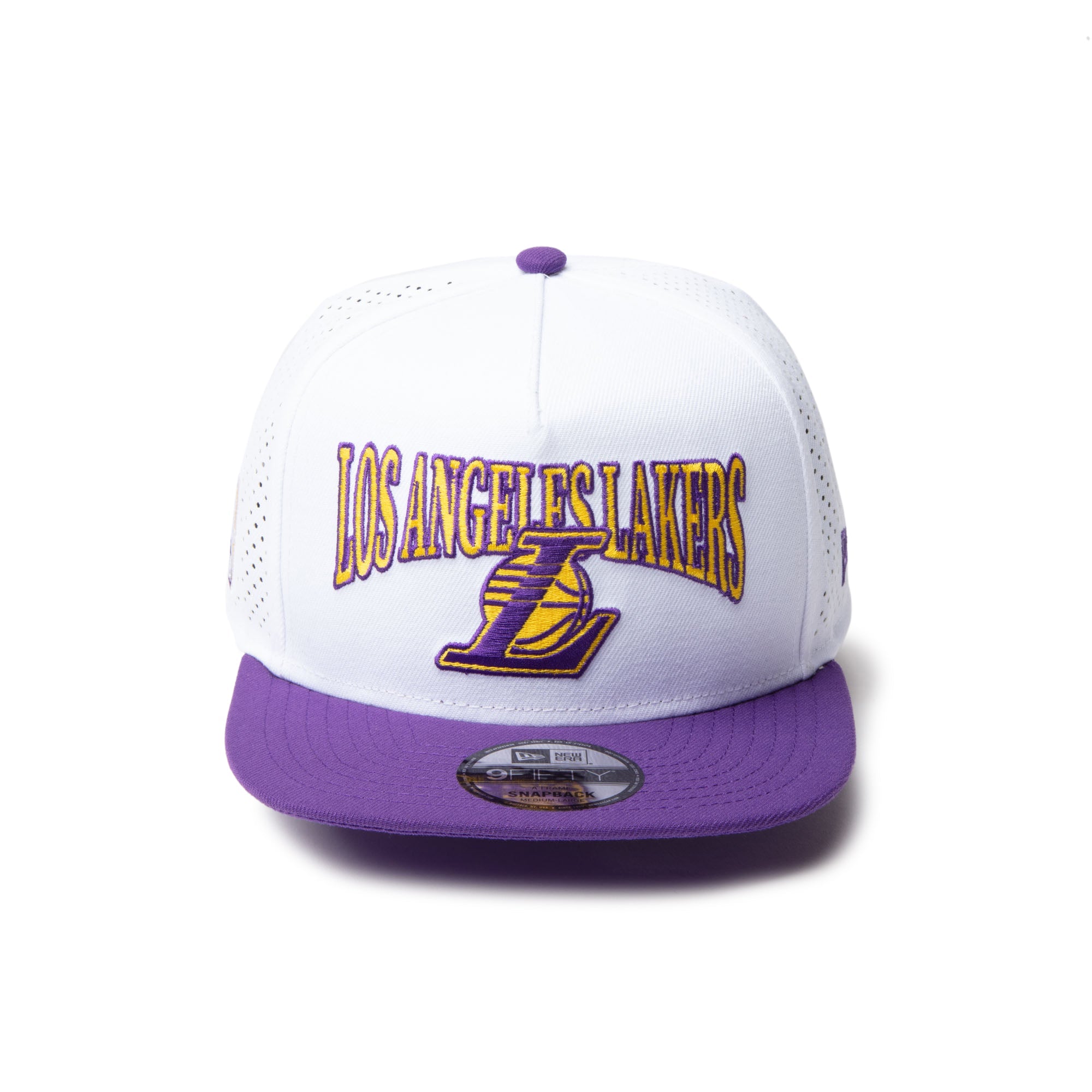 9FIFTY A-Frame NBA 2-Tone ロサンゼルス・レイカーズ ホワイト