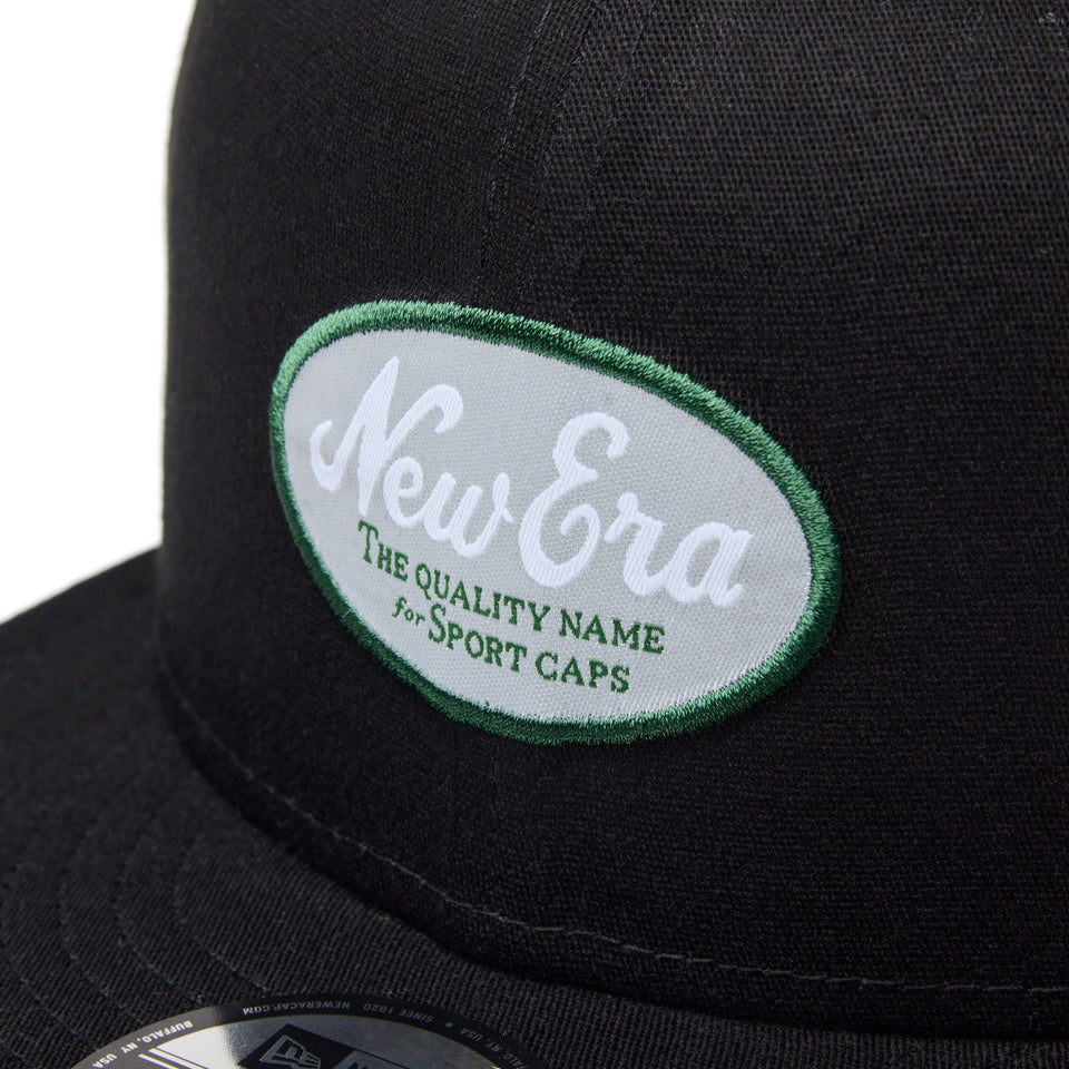【ゴルフ】9FIFTY Stretch Cotton Washable オーバルロゴ ブラック - 14409944 - SM | NEW ERA ニューエラ公式オンラインストア