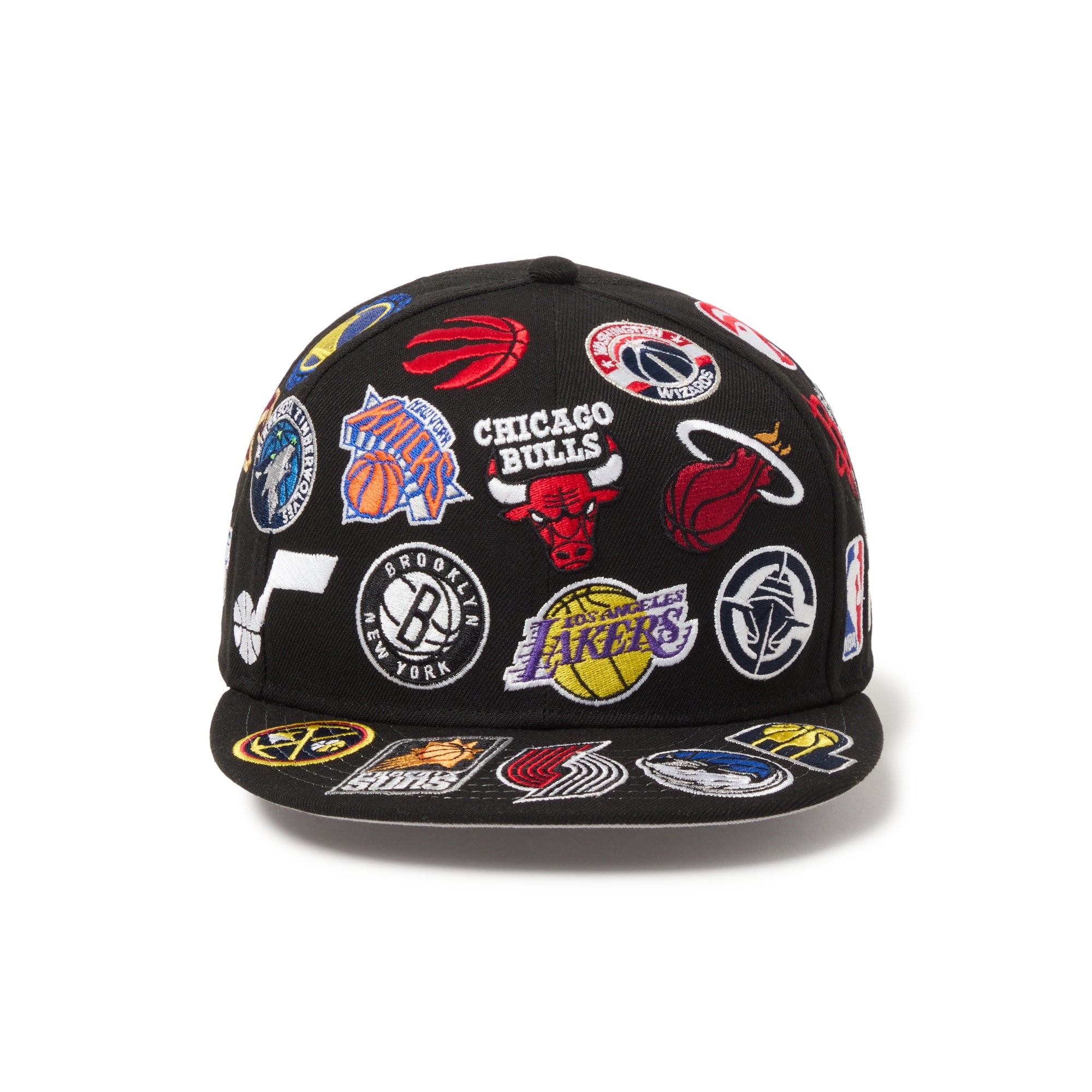 9FIFTY Team Logo Allover NBA ブラック | ニューエラオンラインストア