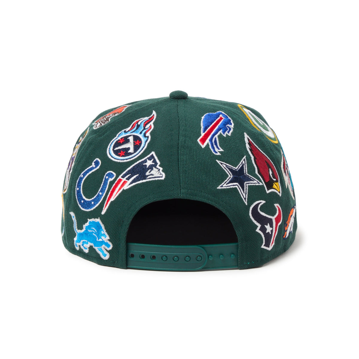 9FIFTY Team Logo Allover NFL ダークグリーン | ニューエラオンライン 