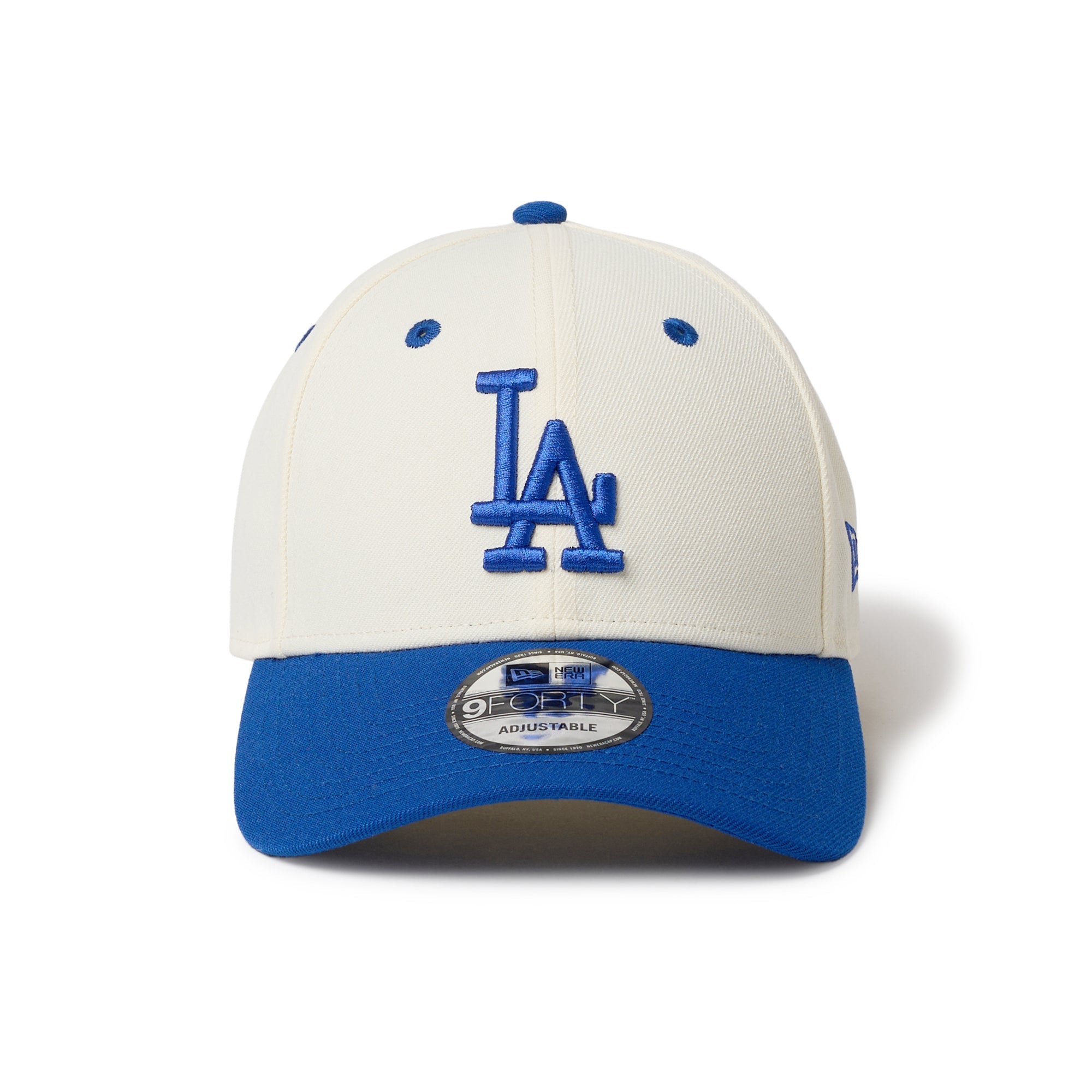 9FORTY 2-Tone Woven Label ロサンゼルス・ドジャース クローム