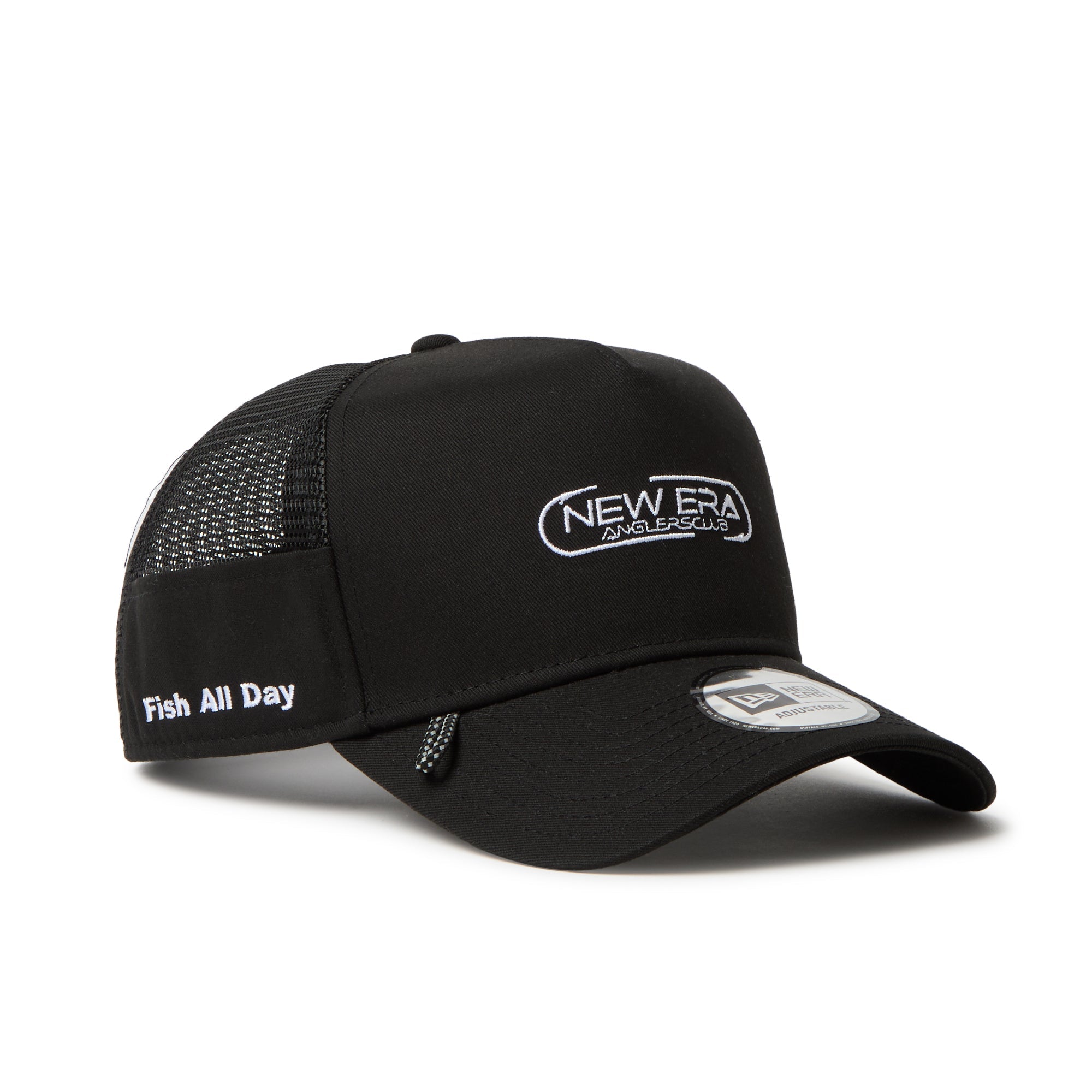NEW ERA ANGLER'S CLUB 9FORTYA-Frameキャップ 9FORTY A-Frame トラッカー Angler's Club ブラック | アウトドア