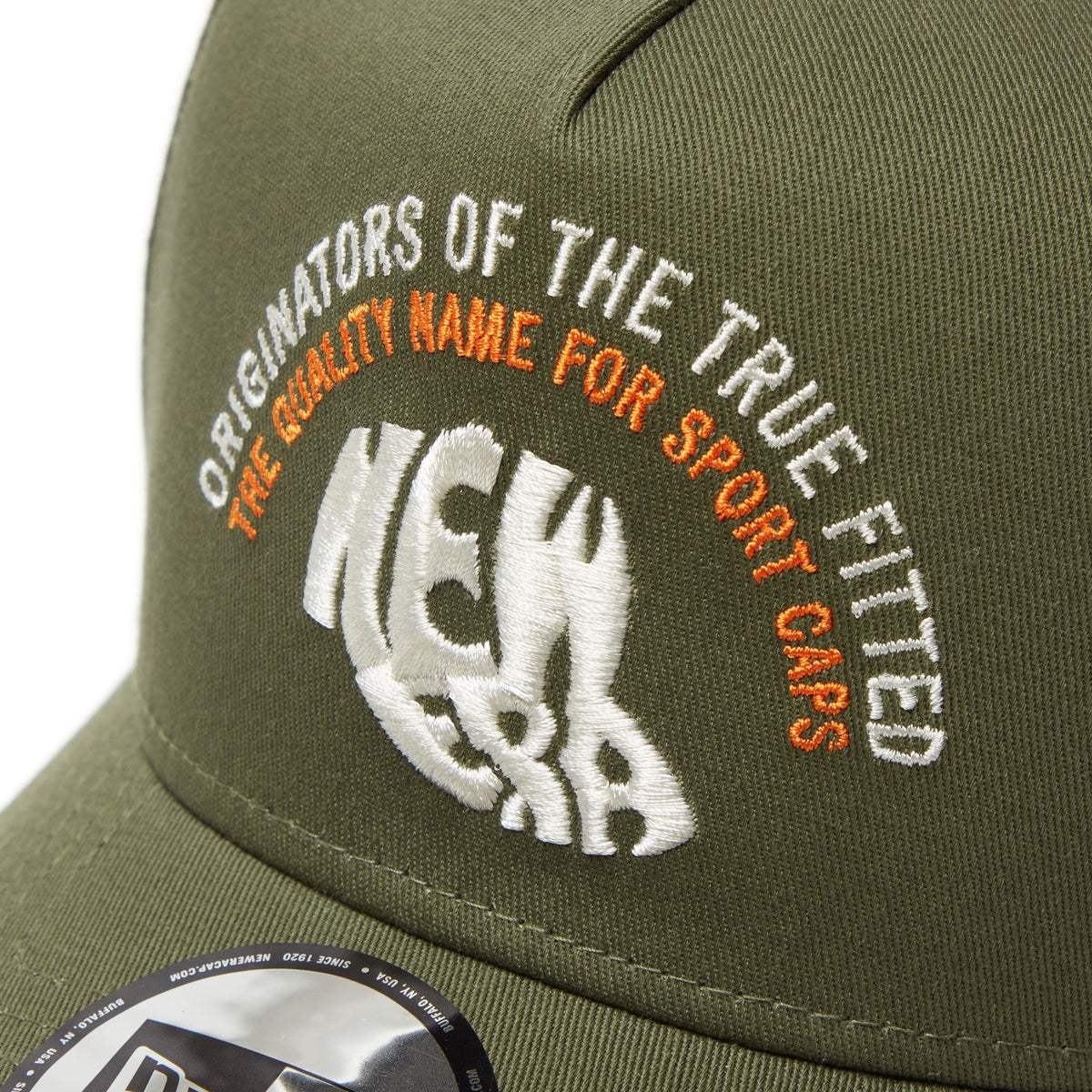 9FORTY A-Frame Archive Embroidery ニューオリーブ