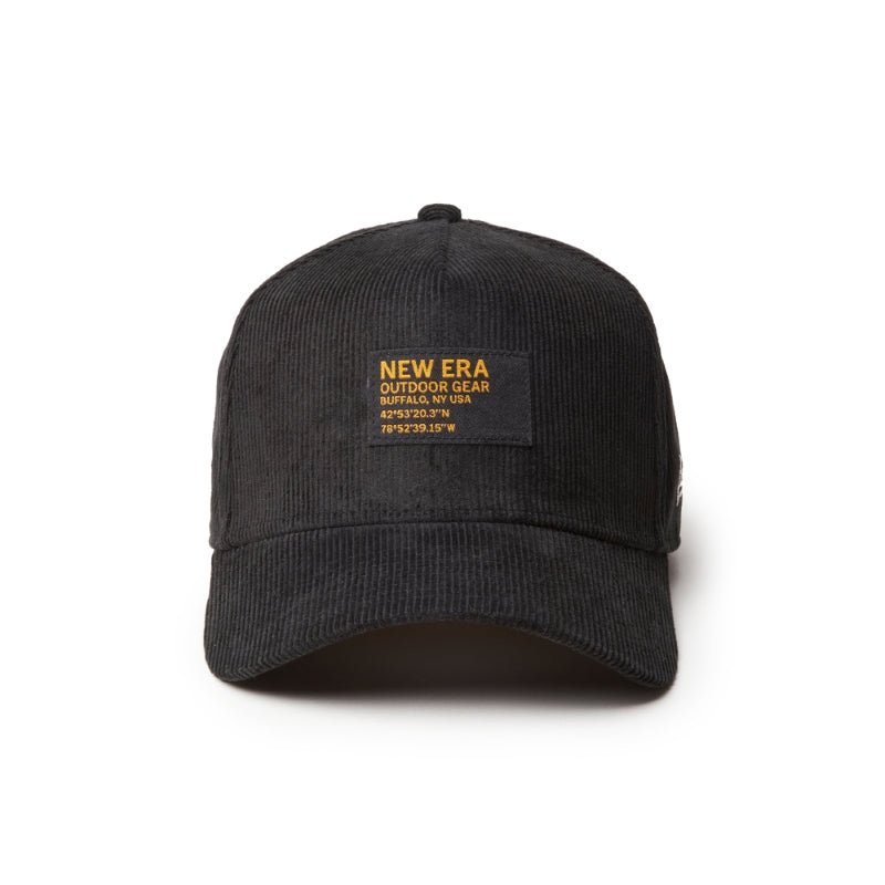9FORTY A-Frame Corduroy ウーブンパッチ ブラック | アウトドア