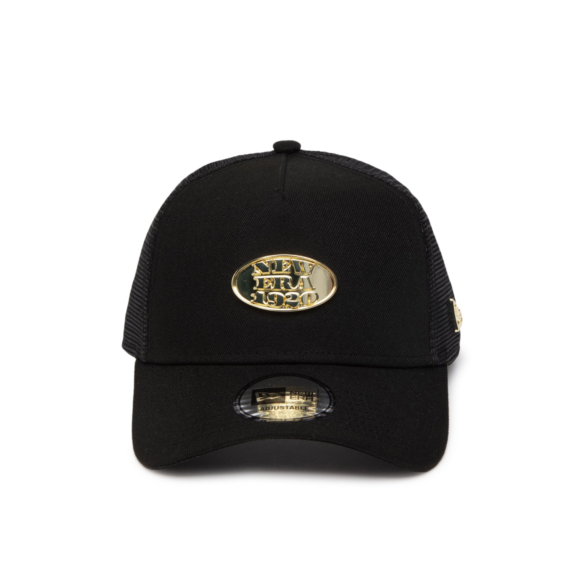 9FORTY A-Frame トラッカー Metal Plate ブラック × ゴールド