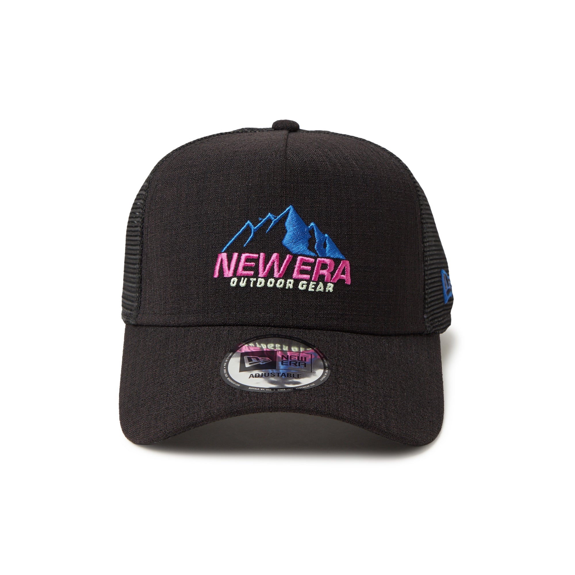 9FORTY A-Frame トラッカー Mountain Logo Reflax ブラック